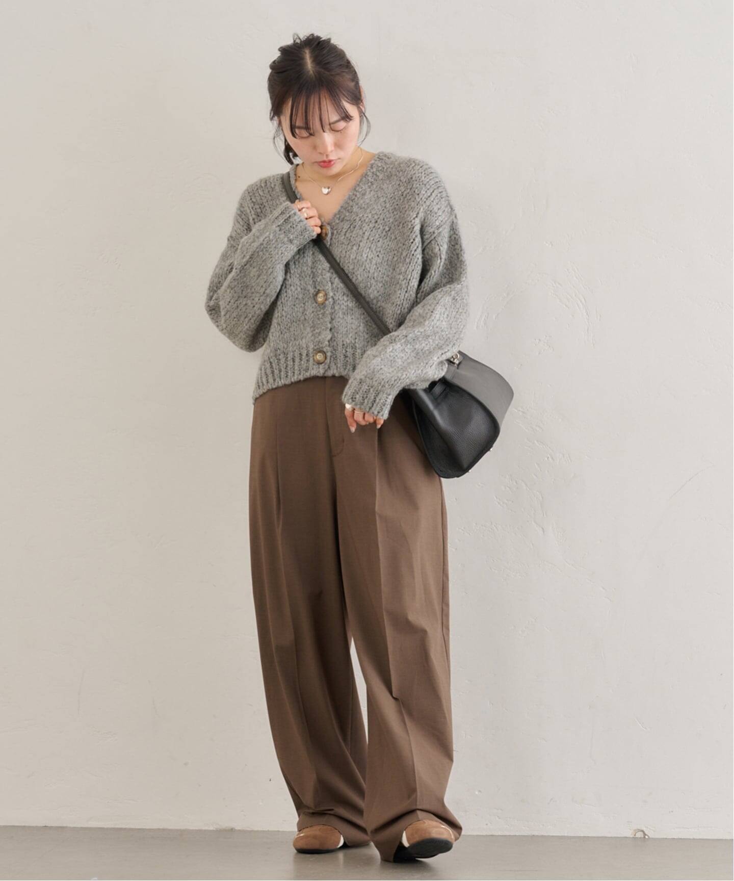 TRICOTS JEAN MARC/トリコットジーンマルク CROP SHORT CARDIGAN