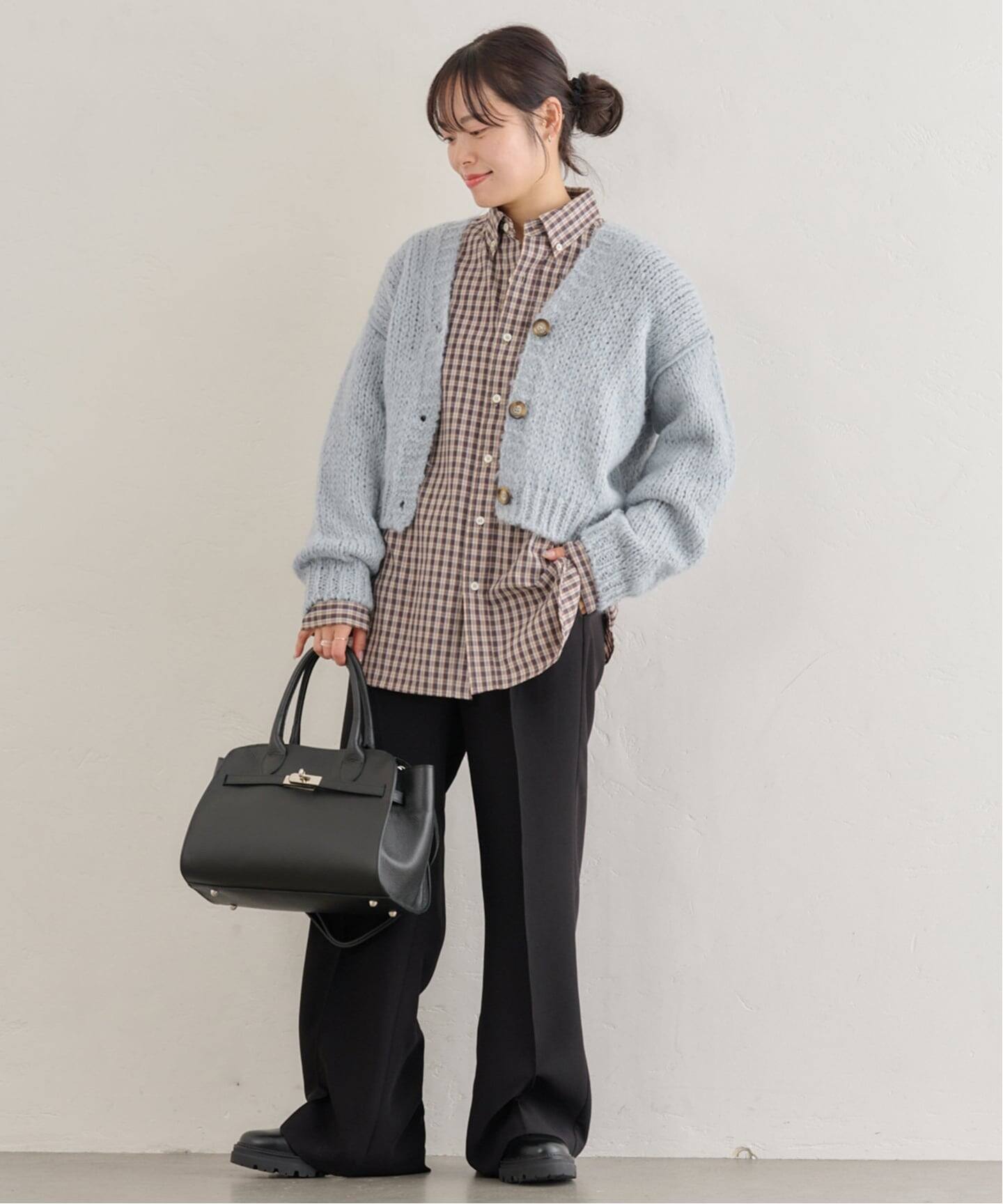 TRICOTS JEAN MARC/トリコットジーンマルク CROP SHORT CARDIGAN