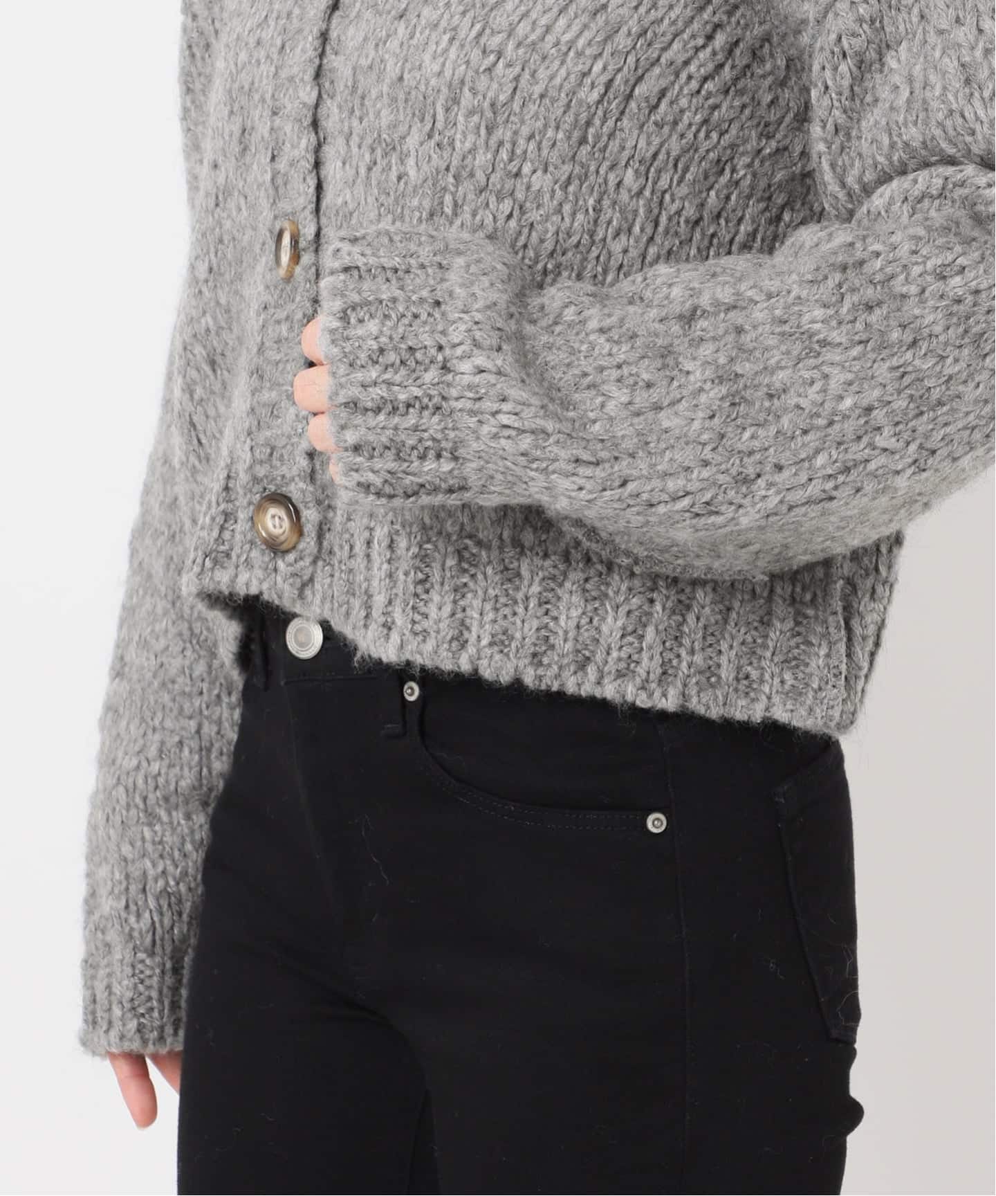 TRICOTS JEAN MARC/トリコットジーンマルク CROP SHORT CARDIGAN
