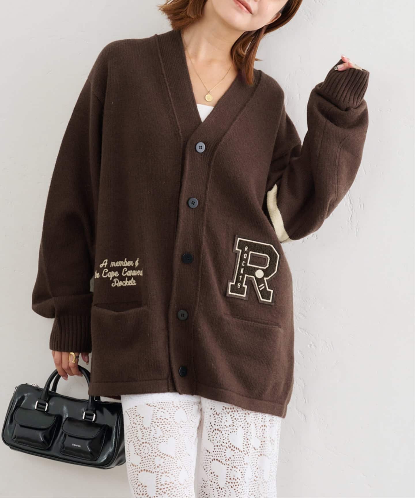 SKOOKUM /スクーカム Lettered Cardigan（カーディガン）｜U by