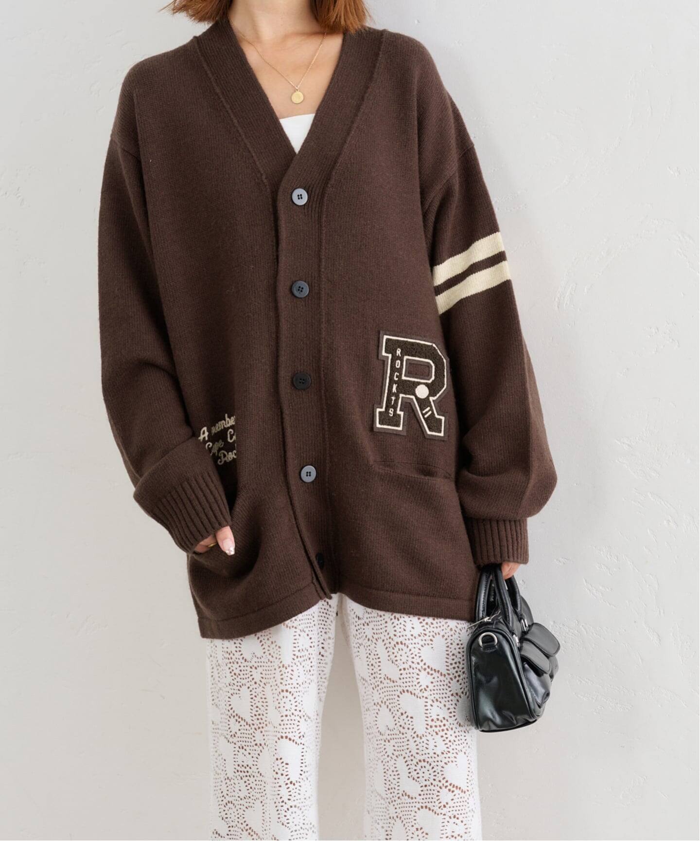 SKOOKUM /スクーカム Lettered Cardigan（カーディガン）｜U by