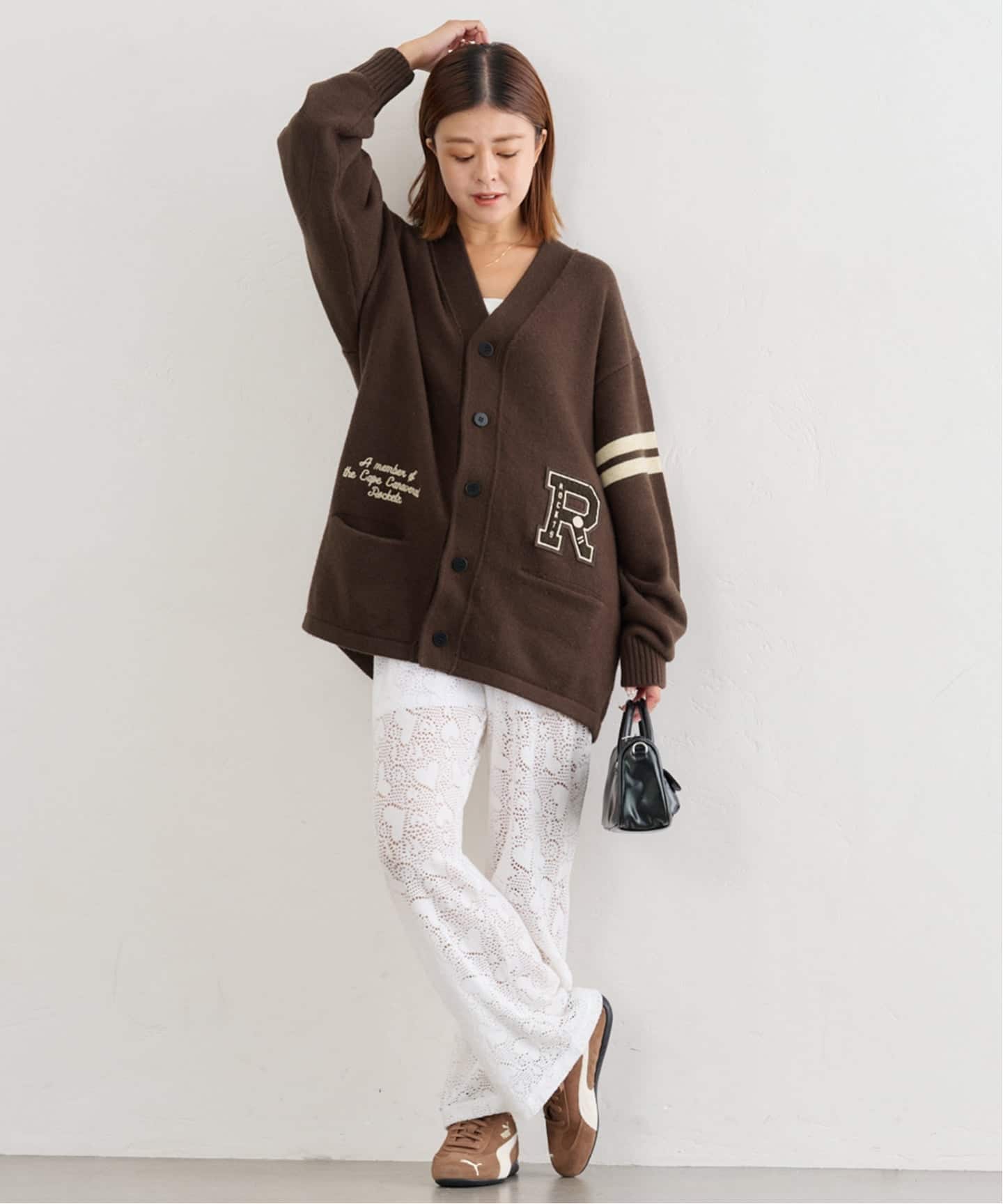 SKOOKUM /スクーカム Lettered Cardigan（カーディガン）｜U by