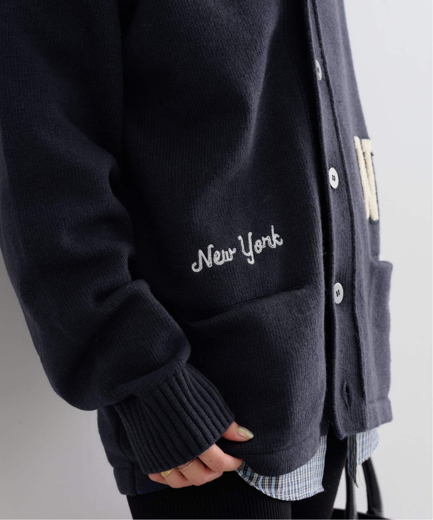 SKOOKUM /スクーカム Lettered Cardigan（カーディガン）｜U by