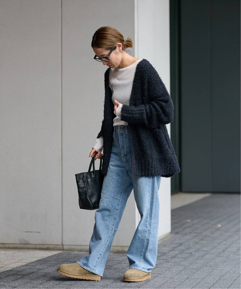 ≪WEB限定 / 追加≫CURLY ガウンニット（カーディガン）｜FRAMeWORK  