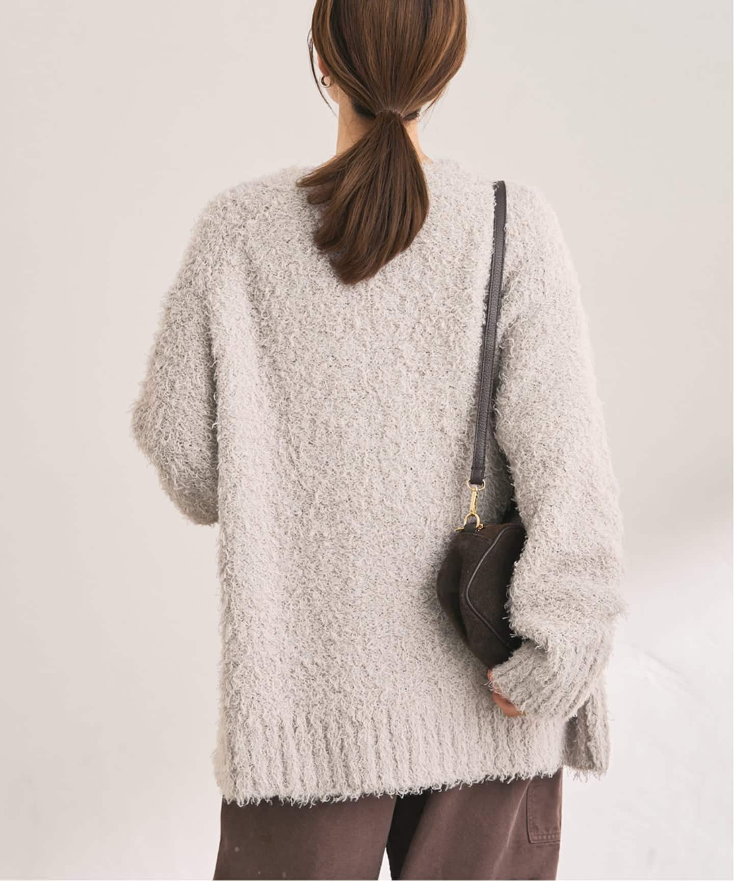 ≪WEB限定 / 追加予約≫CURLY ガウンニット（カーディガン
