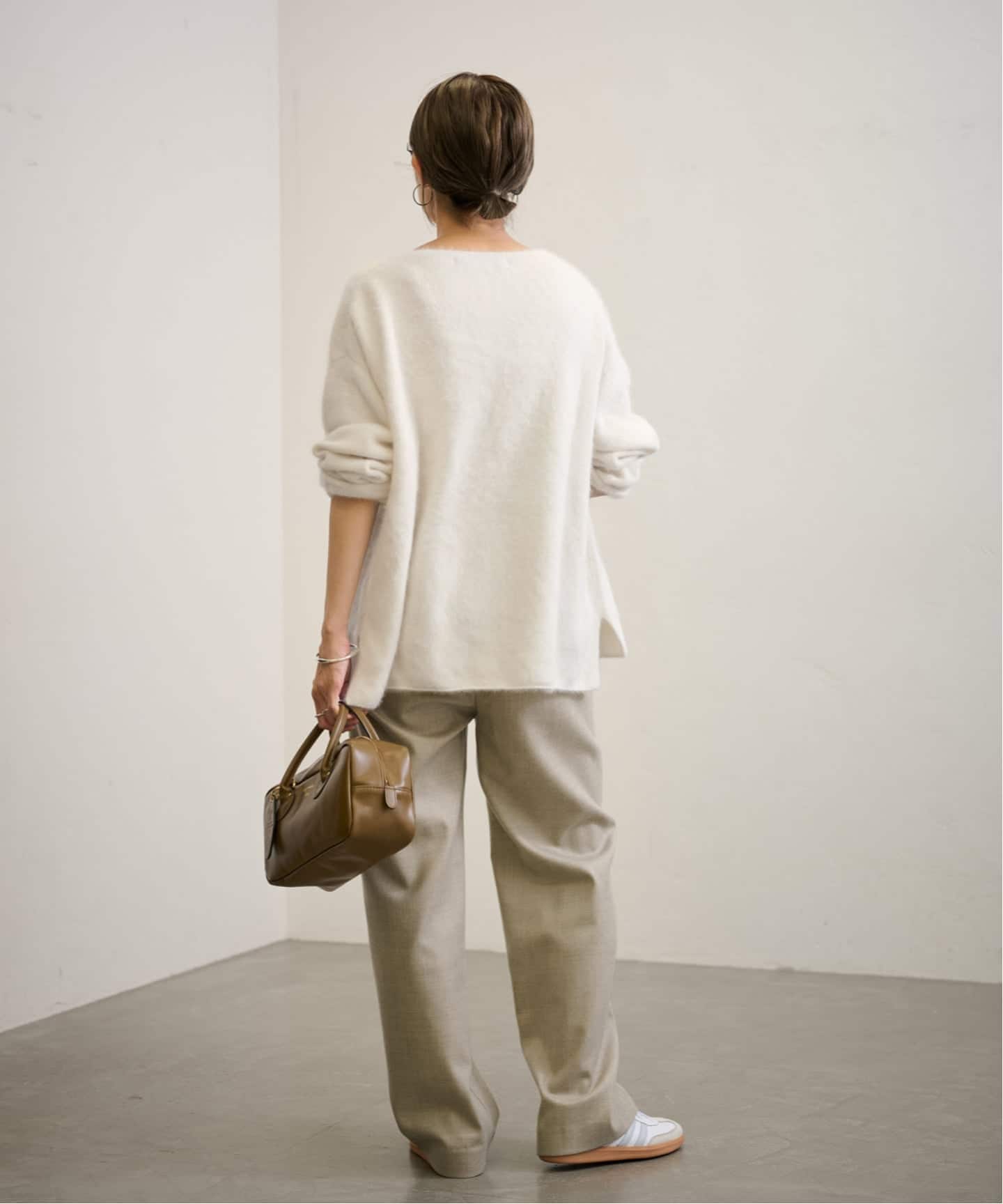 FRAMeWORK - FRAMeWORK  FOX/CASHMERE ボートネック プルオーバー ≪追加予約≫FOX/CASHMERE ボートネック プルオーバー（ニット