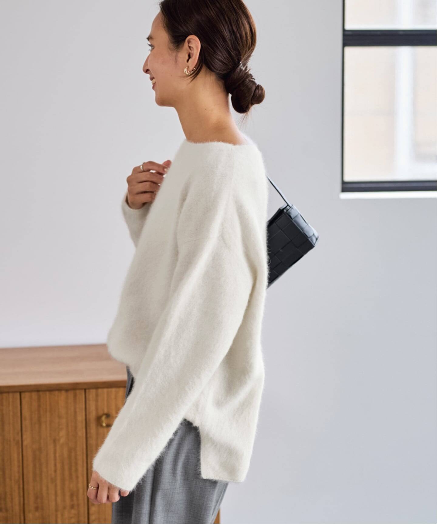 ≪追加≫FOX/CASHMERE ボートネック プルオーバー（ニット／セーター