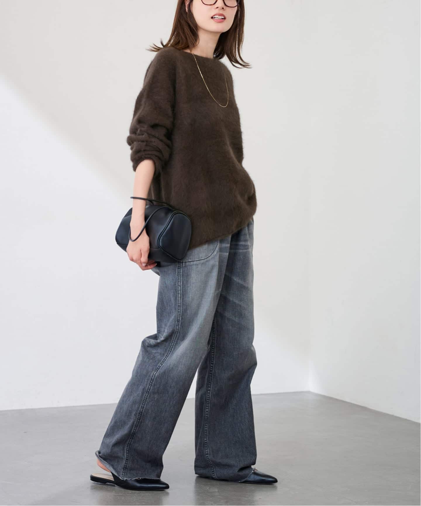 FRAMeWORK - FRAMeWORK  FOXクループルオーバー ≪追加予約≫FOX/CASHMERE ボートネック プルオーバー（ニット