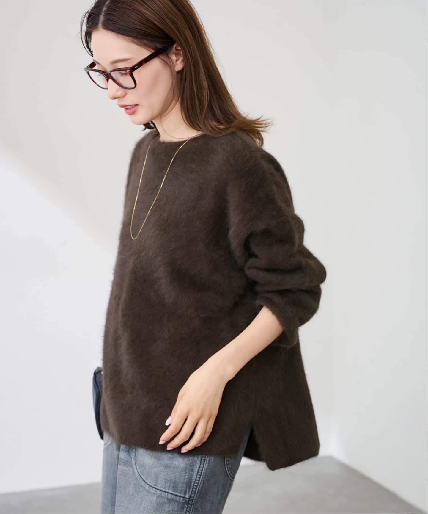 ≪追加予約≫FOX/CASHMERE ボートネック プルオーバー（ニット