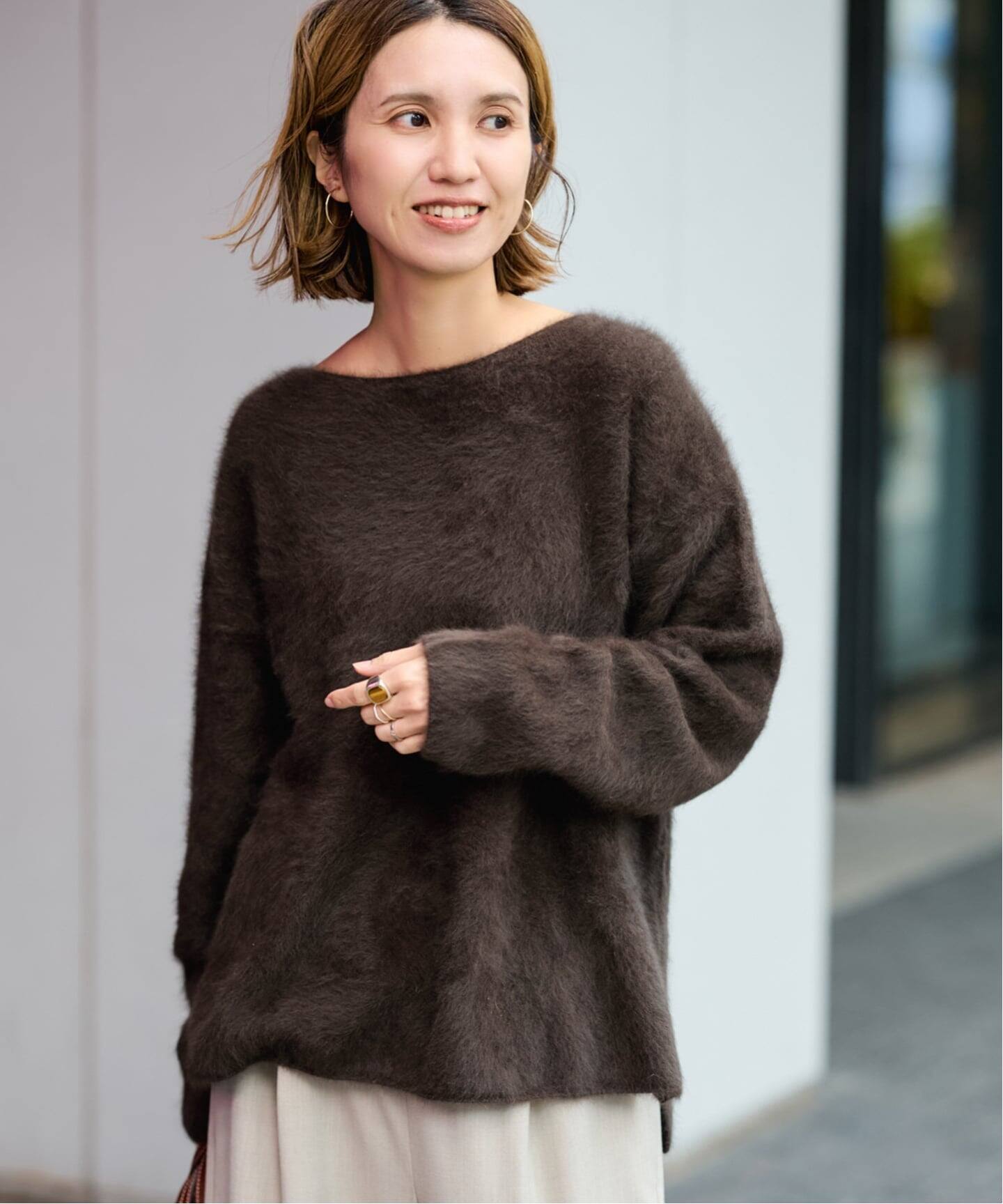 ≪追加≫FOX/CASHMERE ボートネック プルオーバー（ニット／セーター