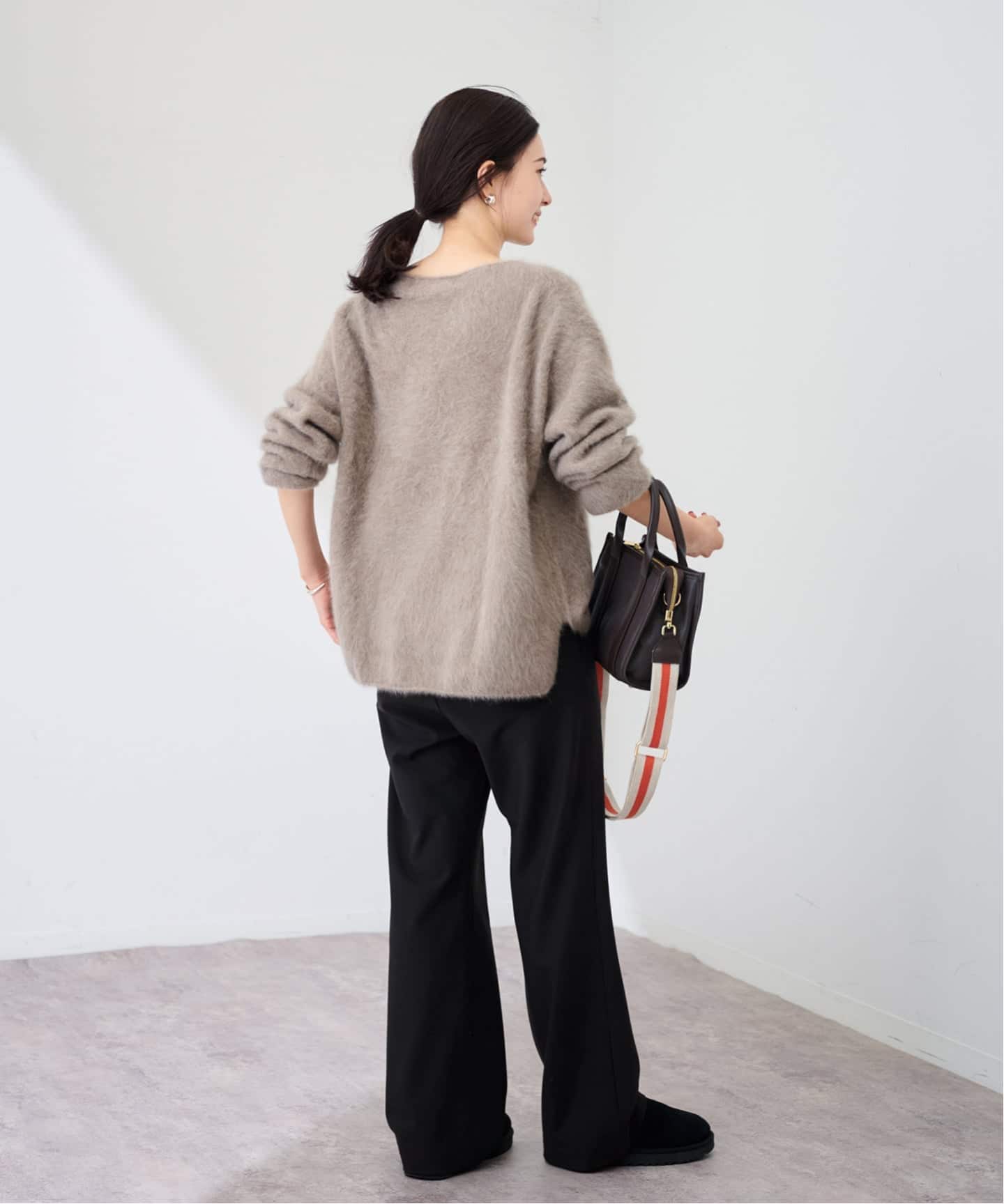 FRAMeWORK - FRAMeWORK  FOXクループルオーバー ≪追加予約≫FOX/CASHMERE ボートネック プルオーバー（ニット