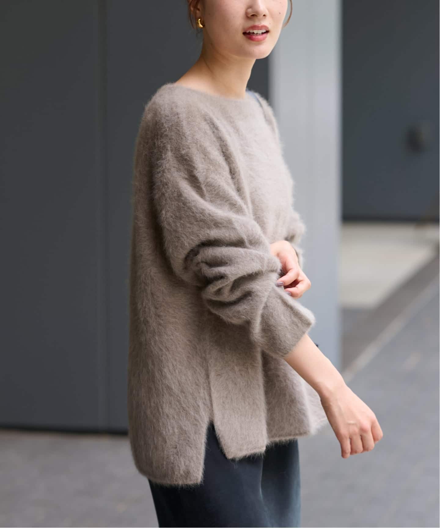 FRAMeWORK FOX/CASHMERE ボートネック プルオーバー ≪追加予約≫FOX/CASHMERE ボートネック プルオーバー（ニット