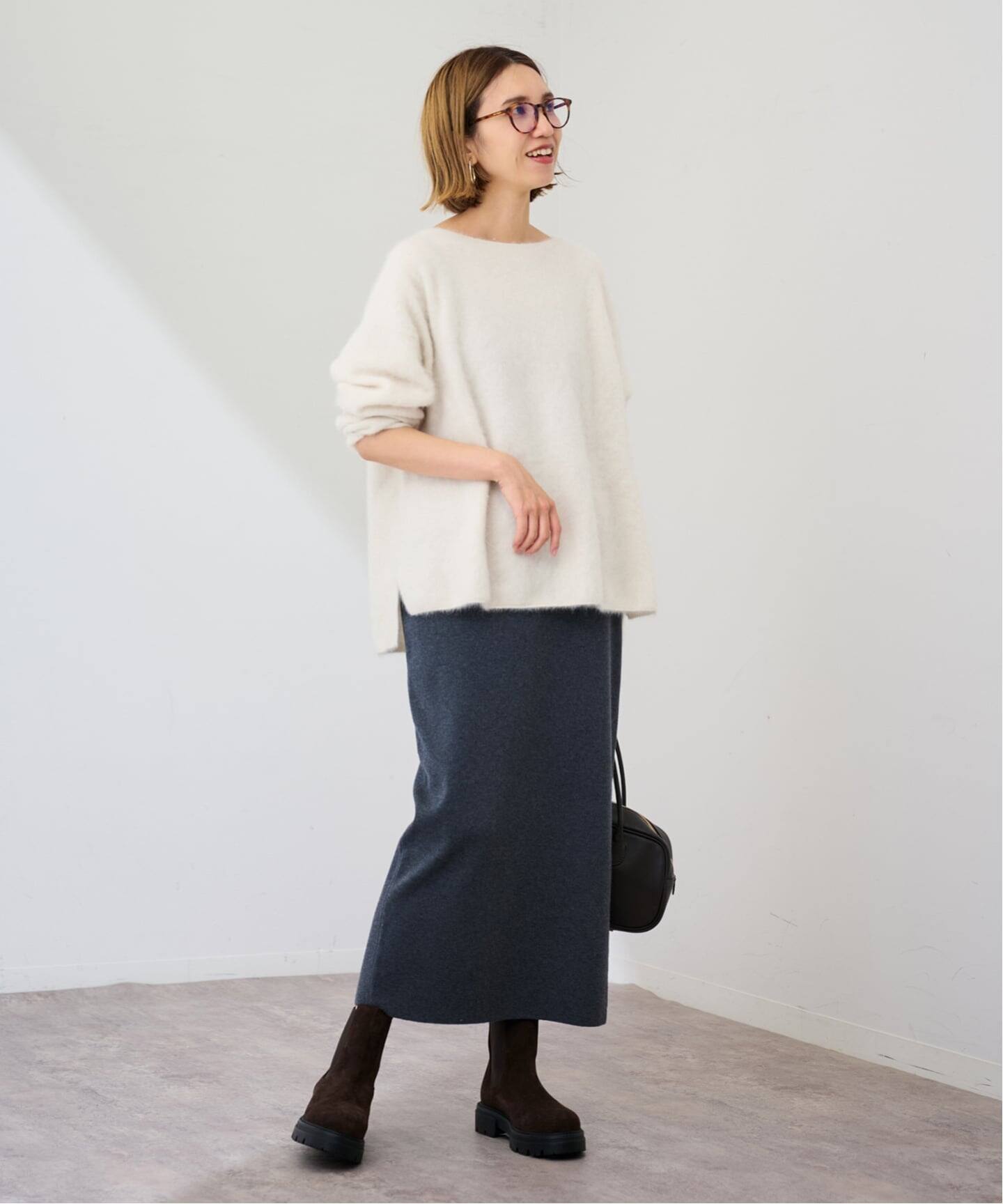 ★専用【FRAMeWORK】FOX/CASHMER ボートネックプルオーバー FRAMeWORK｜≪追加≫FOX/CASHMERE ボートネック プルオーバー3