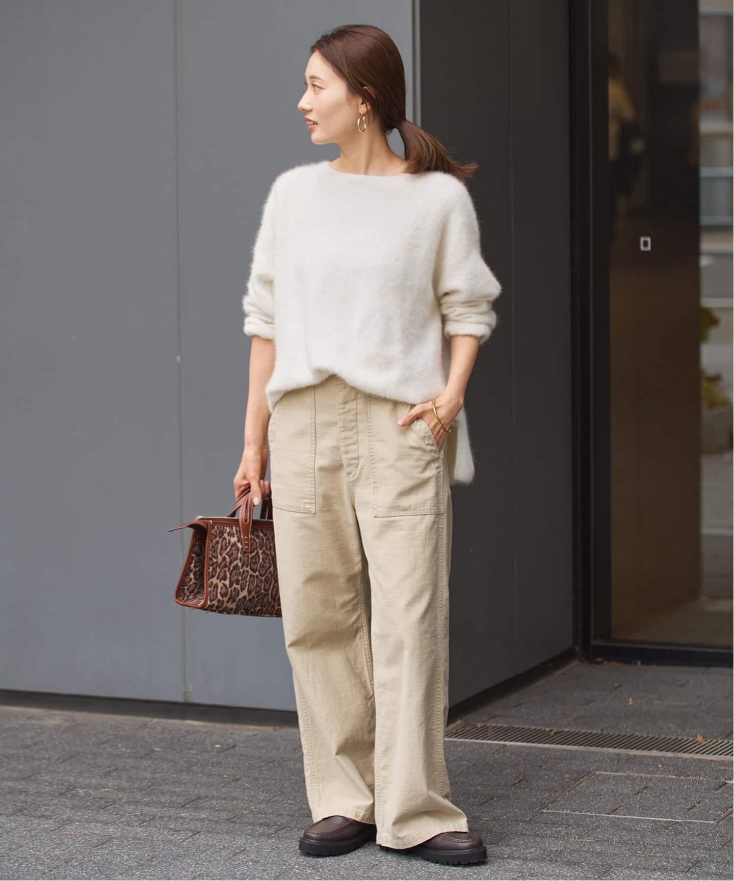 ≪追加≫FOX/CASHMERE ボートネック プルオーバー3（ニット／セーター