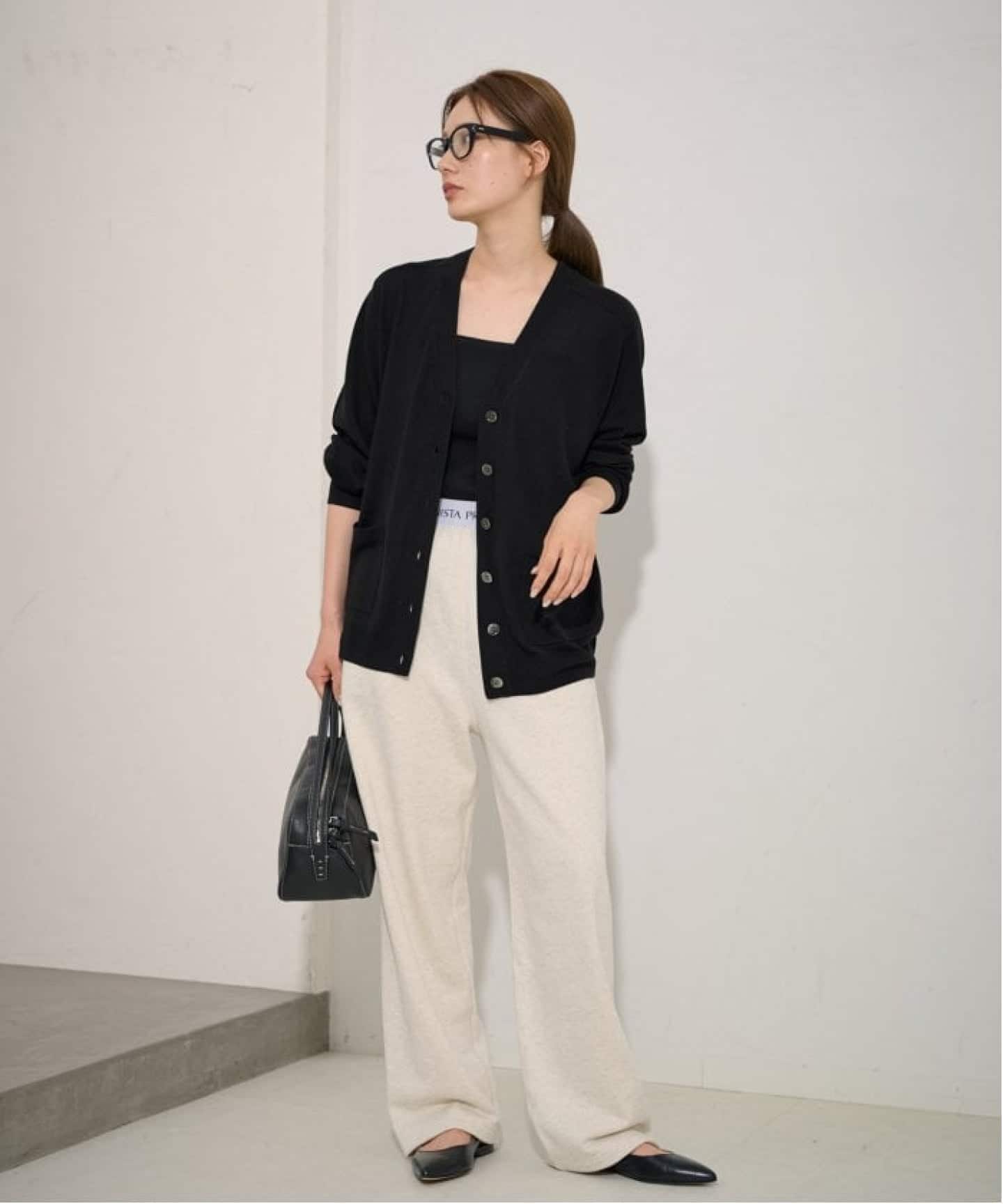 FRAMeWORK イタリアヤーン basic Vネックカーディガン ≪WEB限定 / 追加≫イタリアヤーン basic Vネックカーディガン