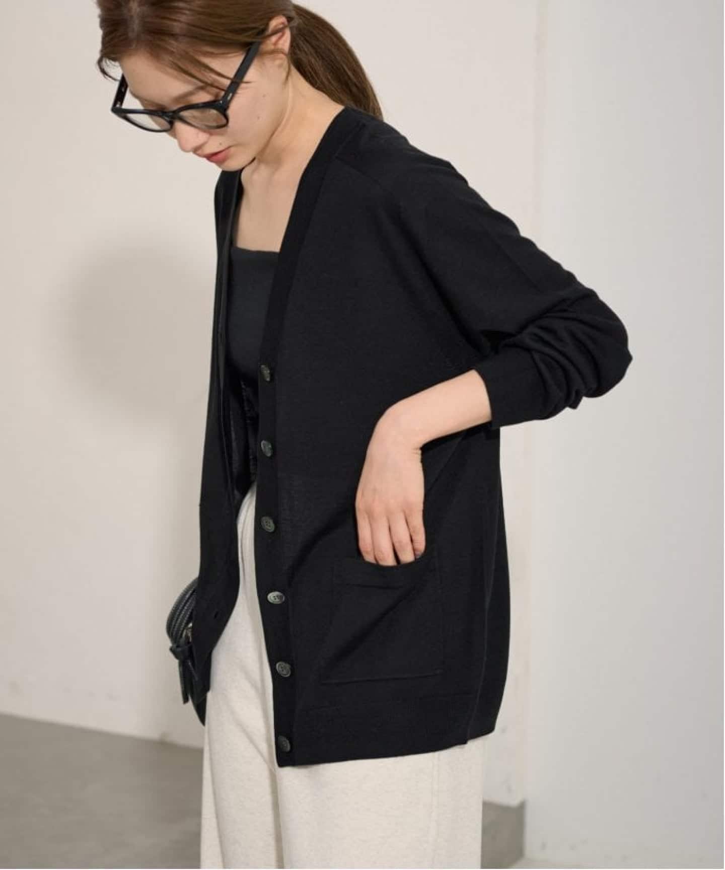 ≪WEB限定 / 追加≫イタリアヤーン basic Vネックカーディガン