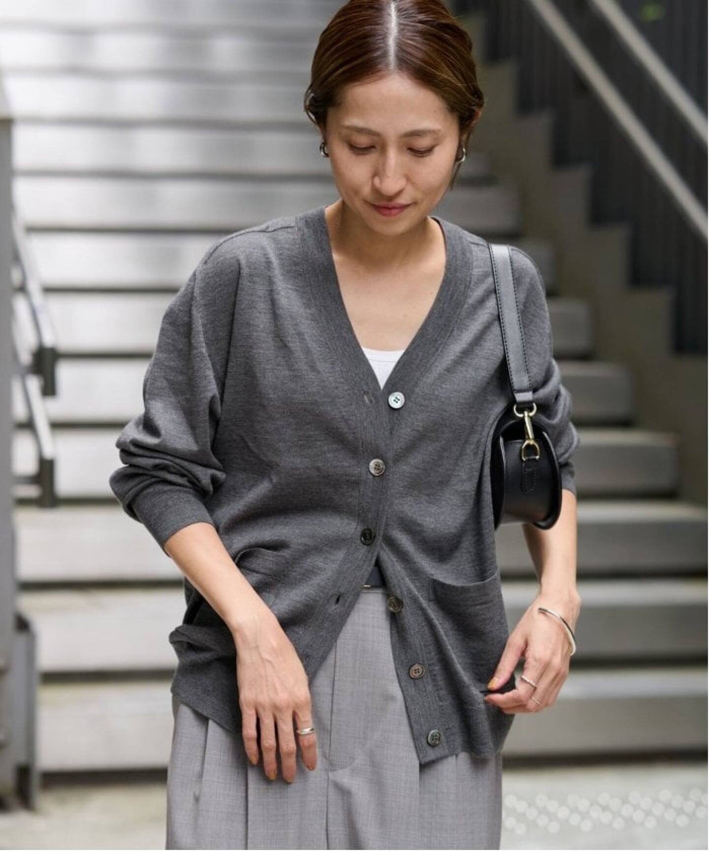 ≪WEB限定 / 追加≫イタリアヤーン basic Vネックカーディガン