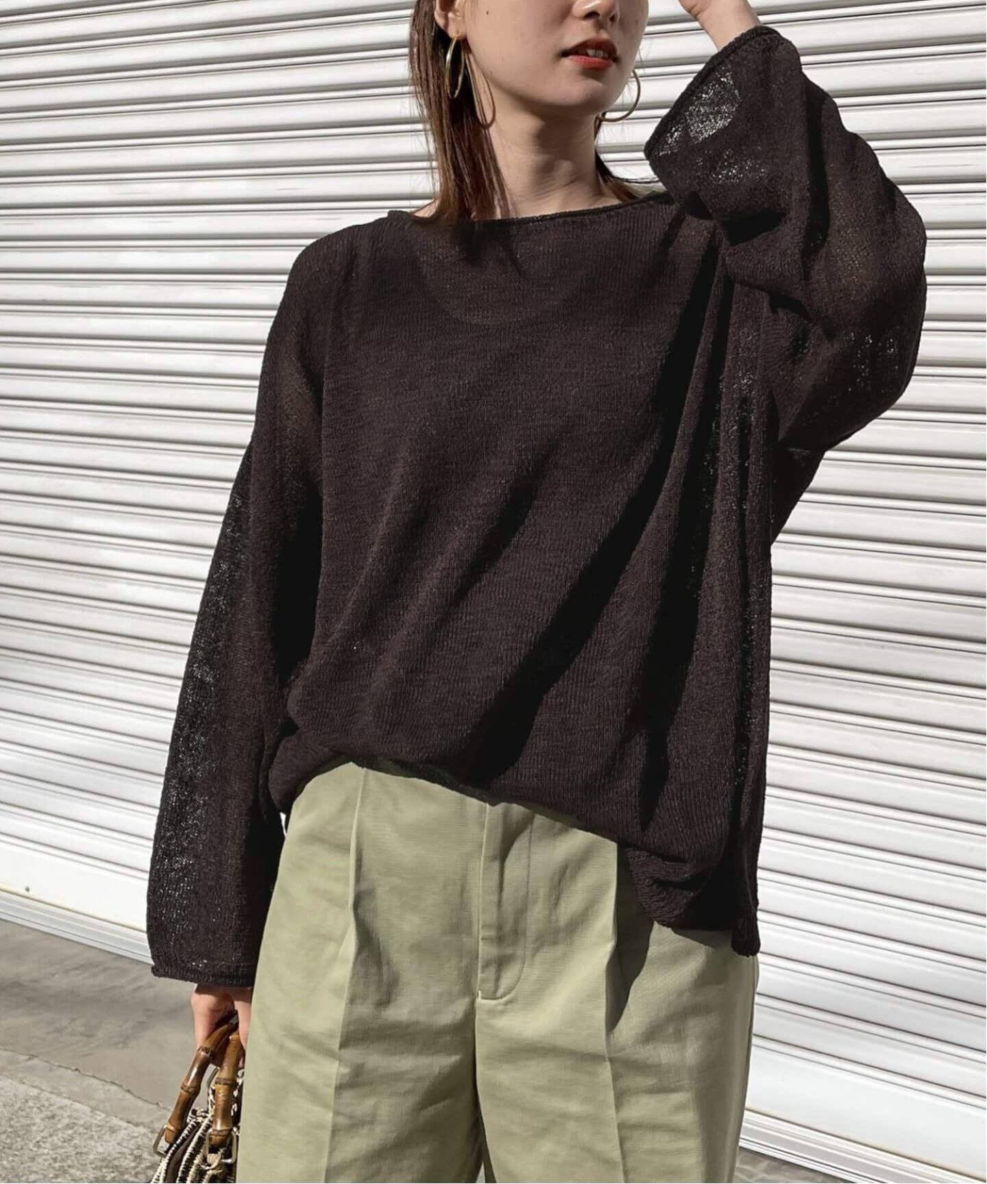 FRAMeWORK ウォッシャブルニュアンス オーバーサイズ　ニット FRAMeWORK ニット セーター 「追加」ウォッシャブルニュアンス