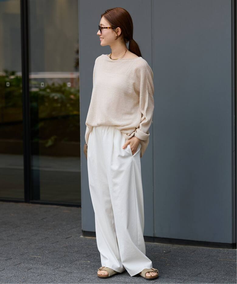 ≪新色追加≫ウォッシャブルニュアンスワイドプルオーバー2（ニット  