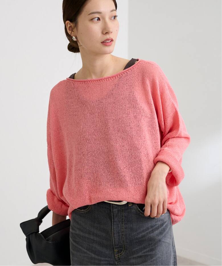 ≪新色追加≫ウォッシャブルニュアンスワイドプルオーバー2（ニット  