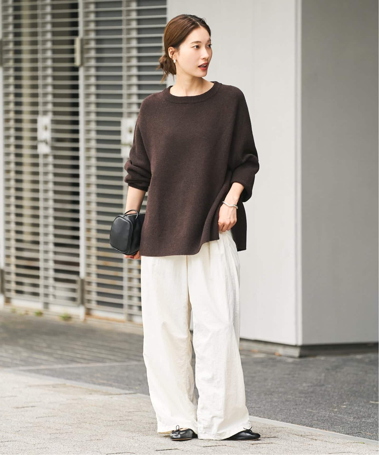 ≪追加≫ラグランスリーブ ワイドプルオーバー（ニット