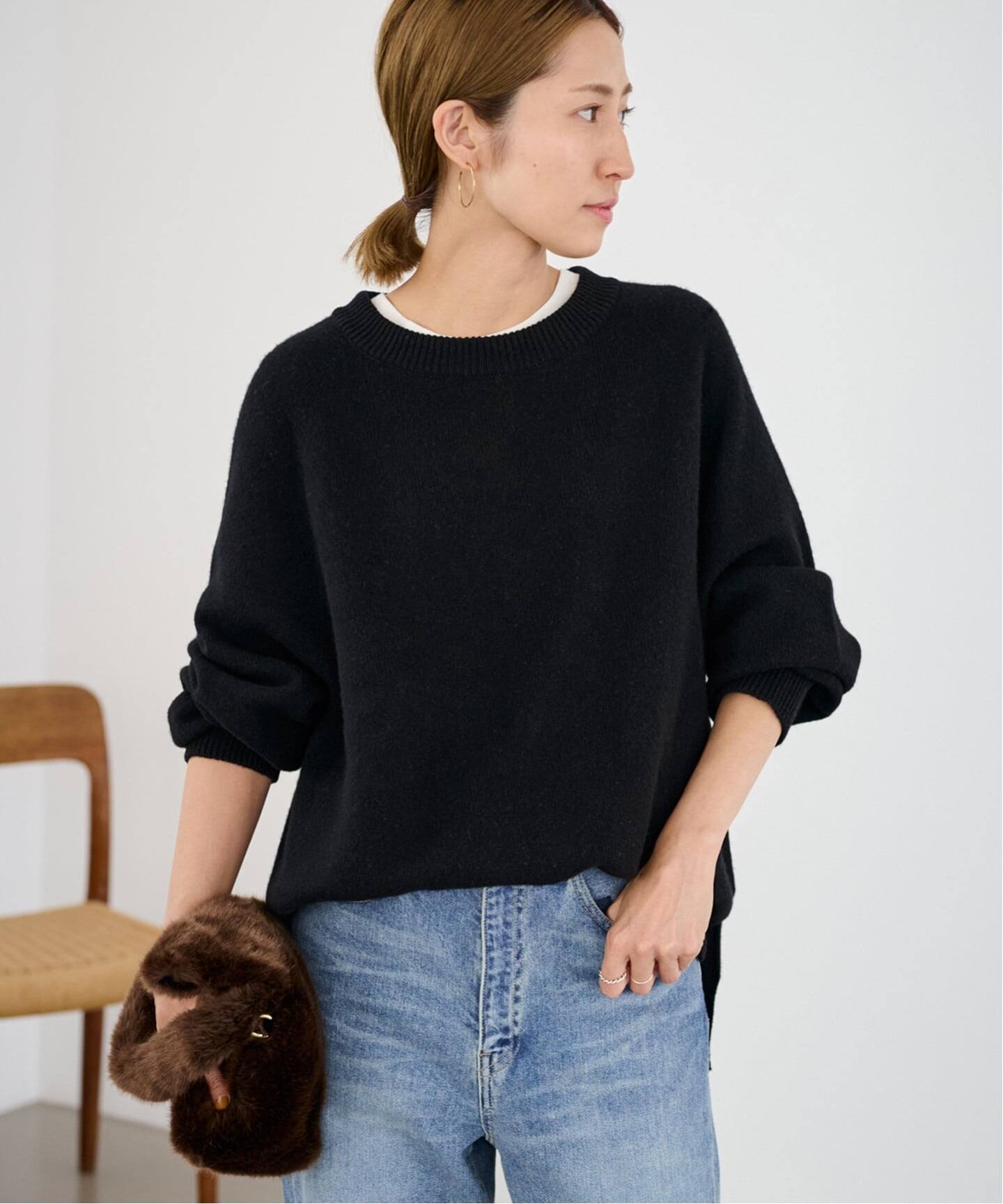 ≪追加≫ラグランスリーブ ワイドプルオーバー 2（ニット／セーター