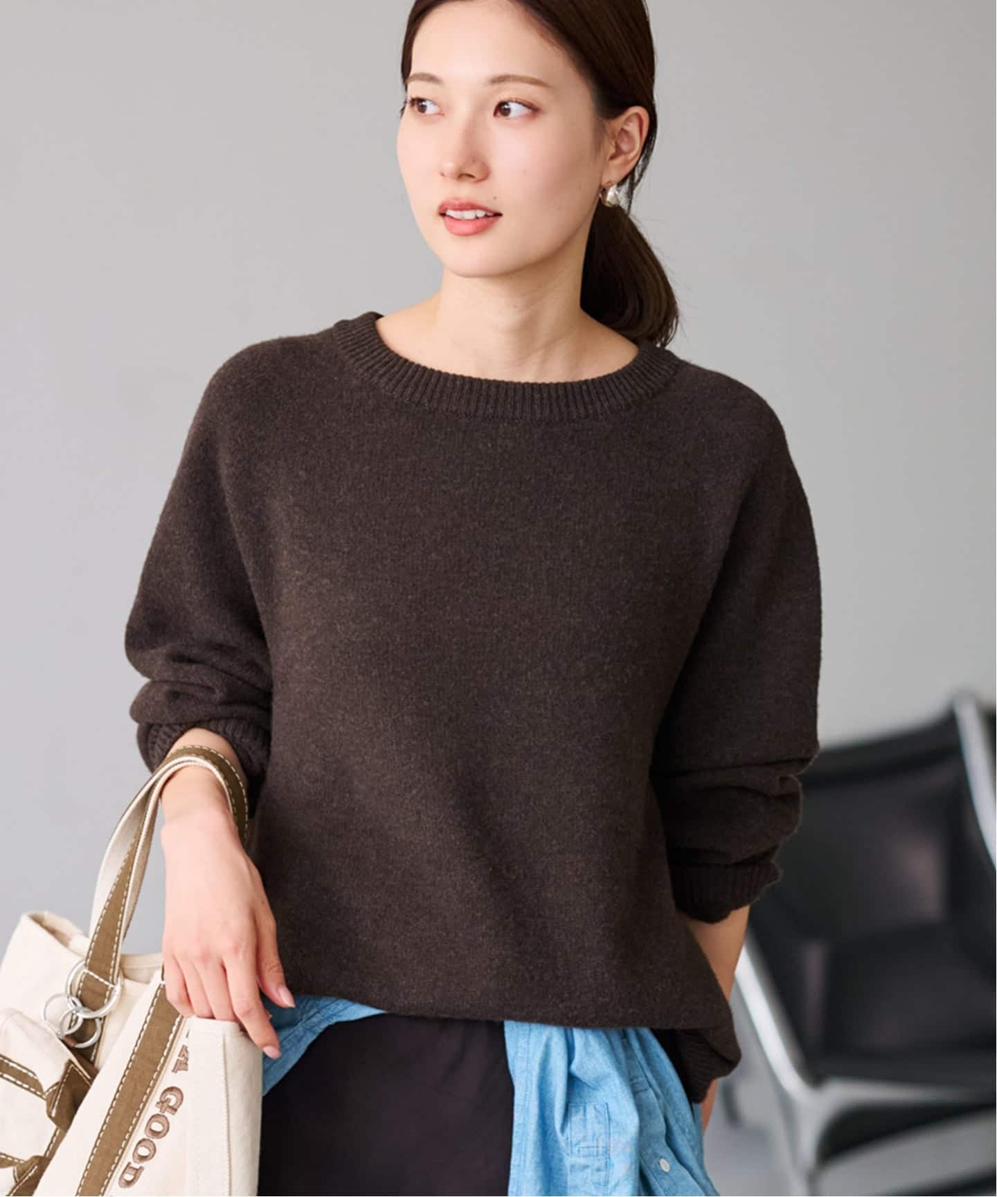 ≪追加≫ラグランスリーブ ワイドプルオーバー 2（ニット／セーター