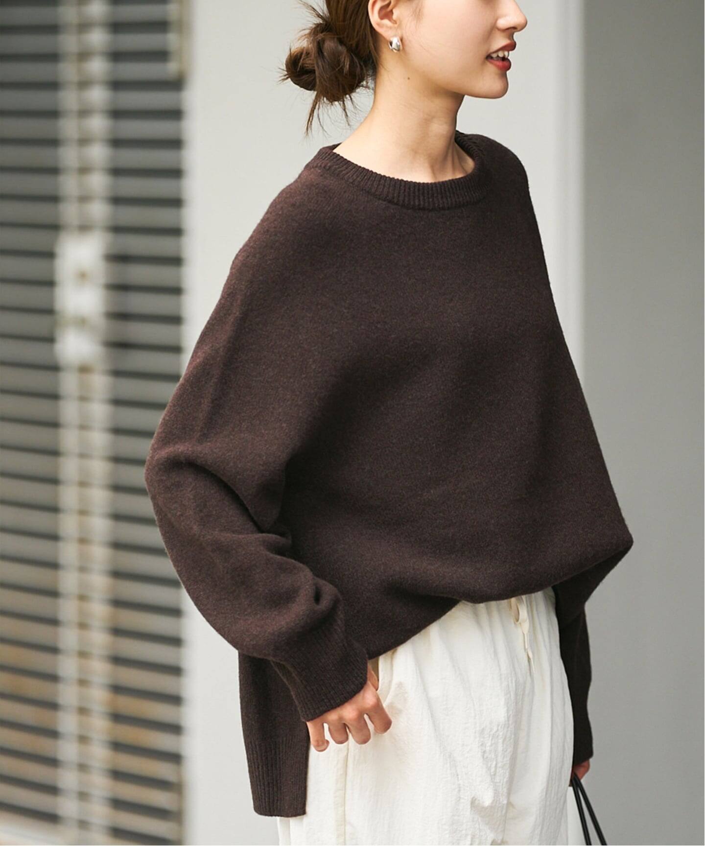 ≪追加≫ラグランスリーブ ワイドプルオーバー 2（ニット／セーター