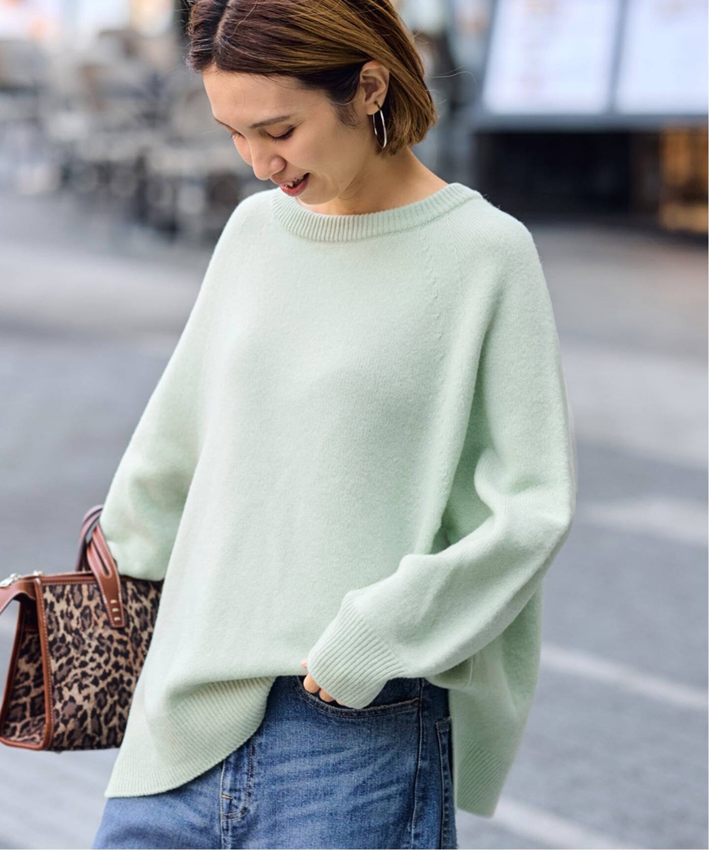 ≪追加≫ラグランスリーブ ワイドプルオーバー 2（ニット／セーター