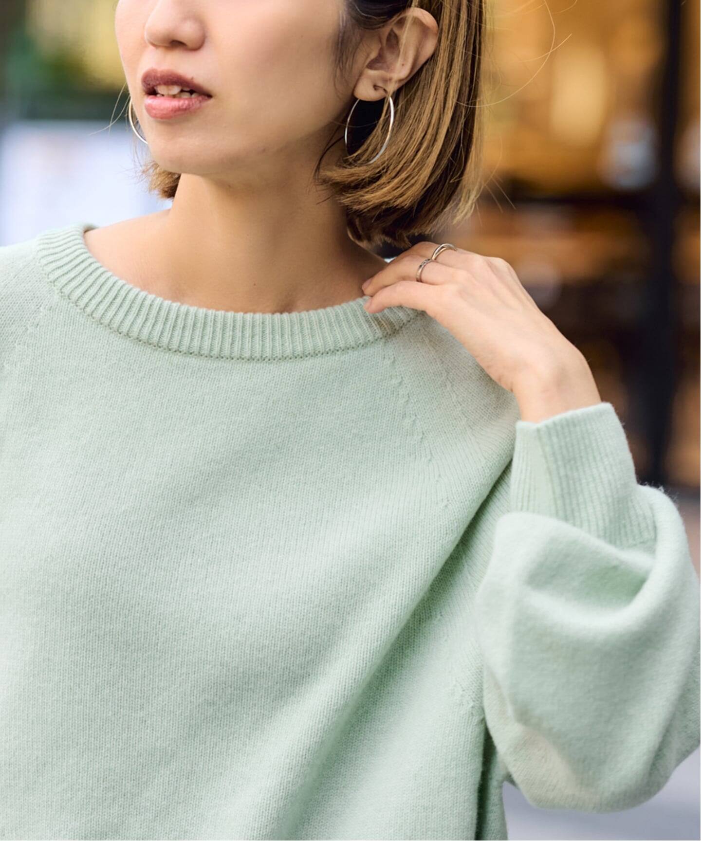 ≪追加≫ラグランスリーブ ワイドプルオーバー 2（ニット／セーター