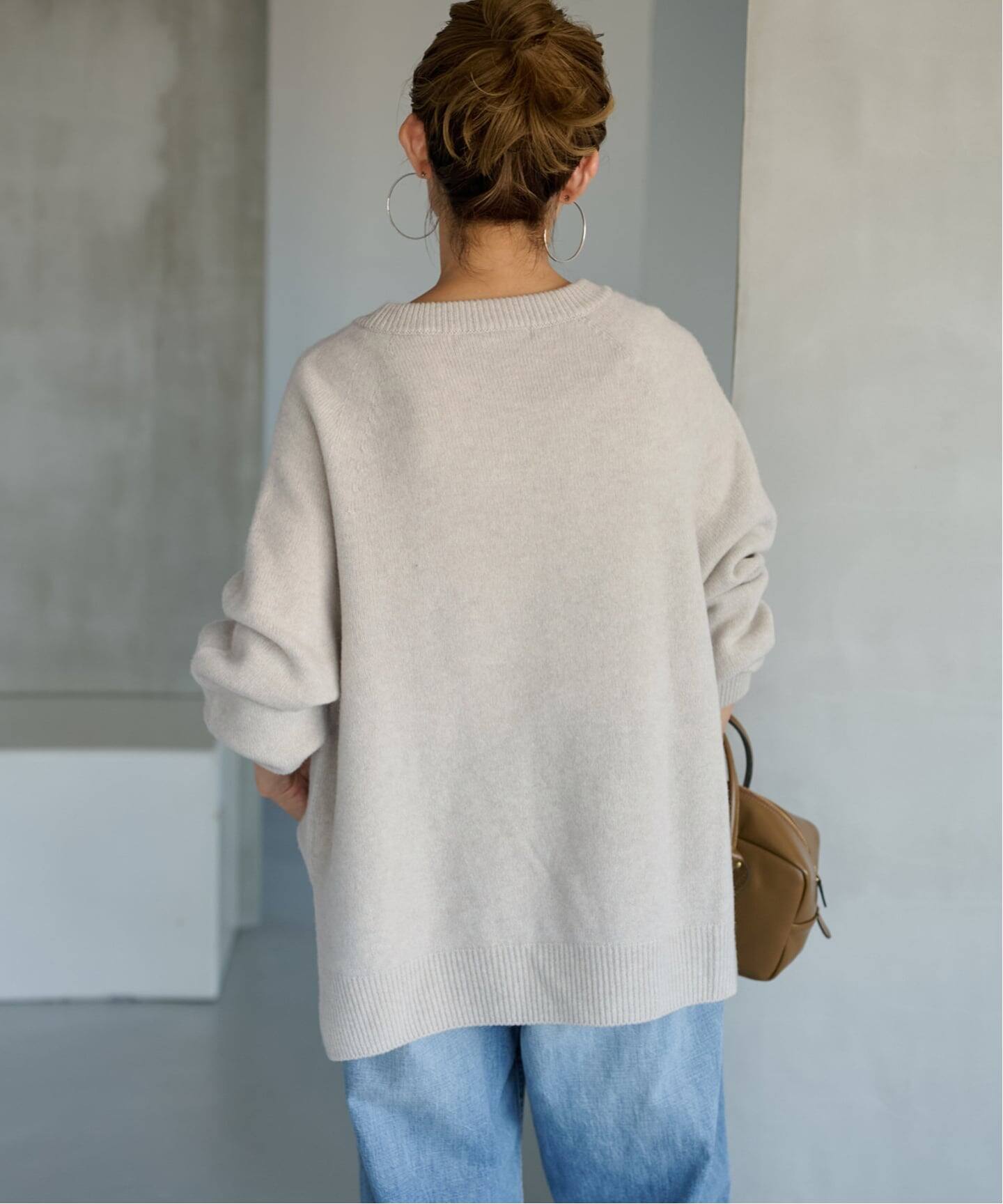 ≪追加≫ラグランスリーブ ワイドプルオーバー 3（ニット／セーター