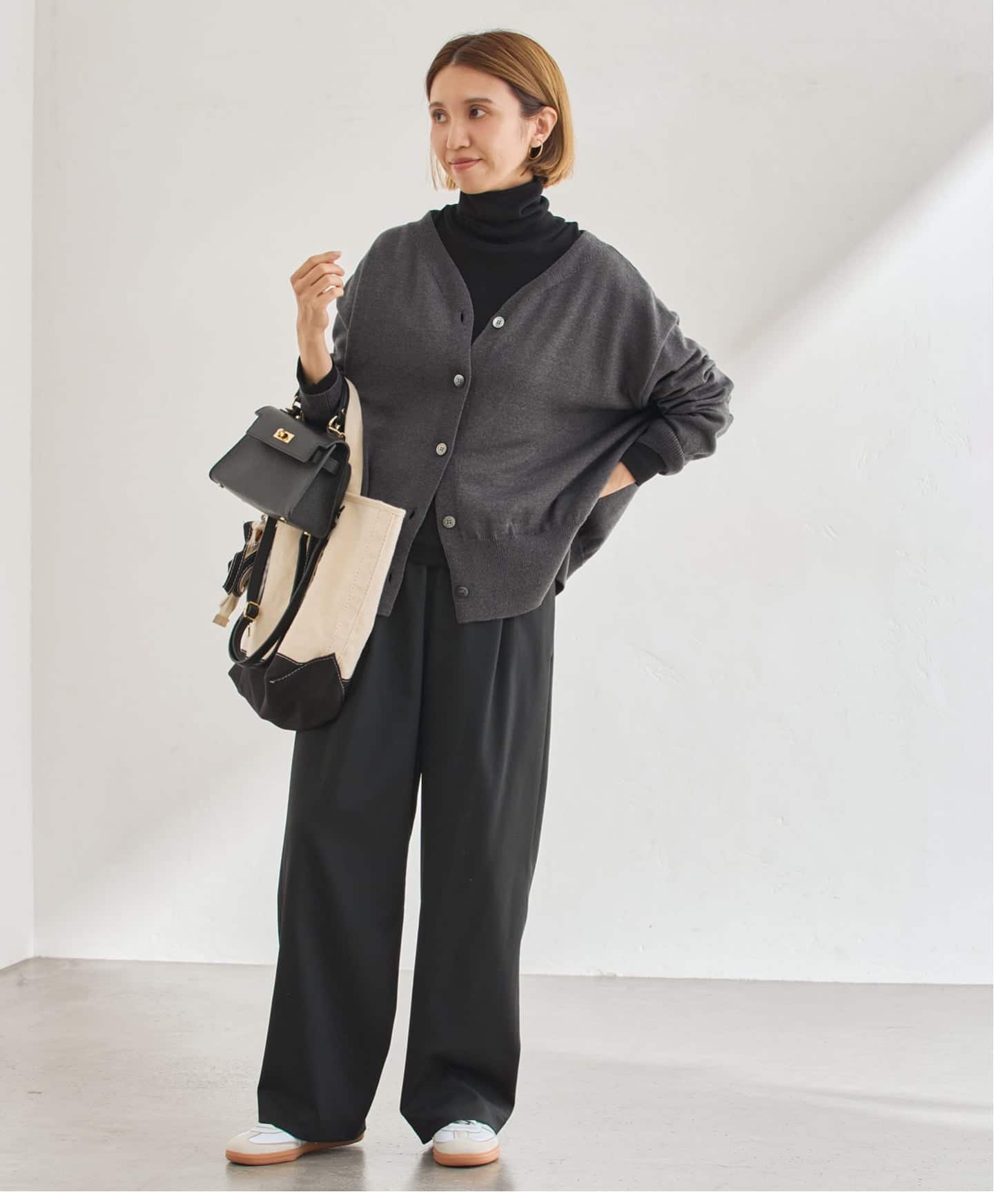 FRAMeWORK 2025AW PL/ウール ワイドVカーディガン PL/ウール ワイドVカーディガン（カーディガン）｜FRAMeWORK（フレーム