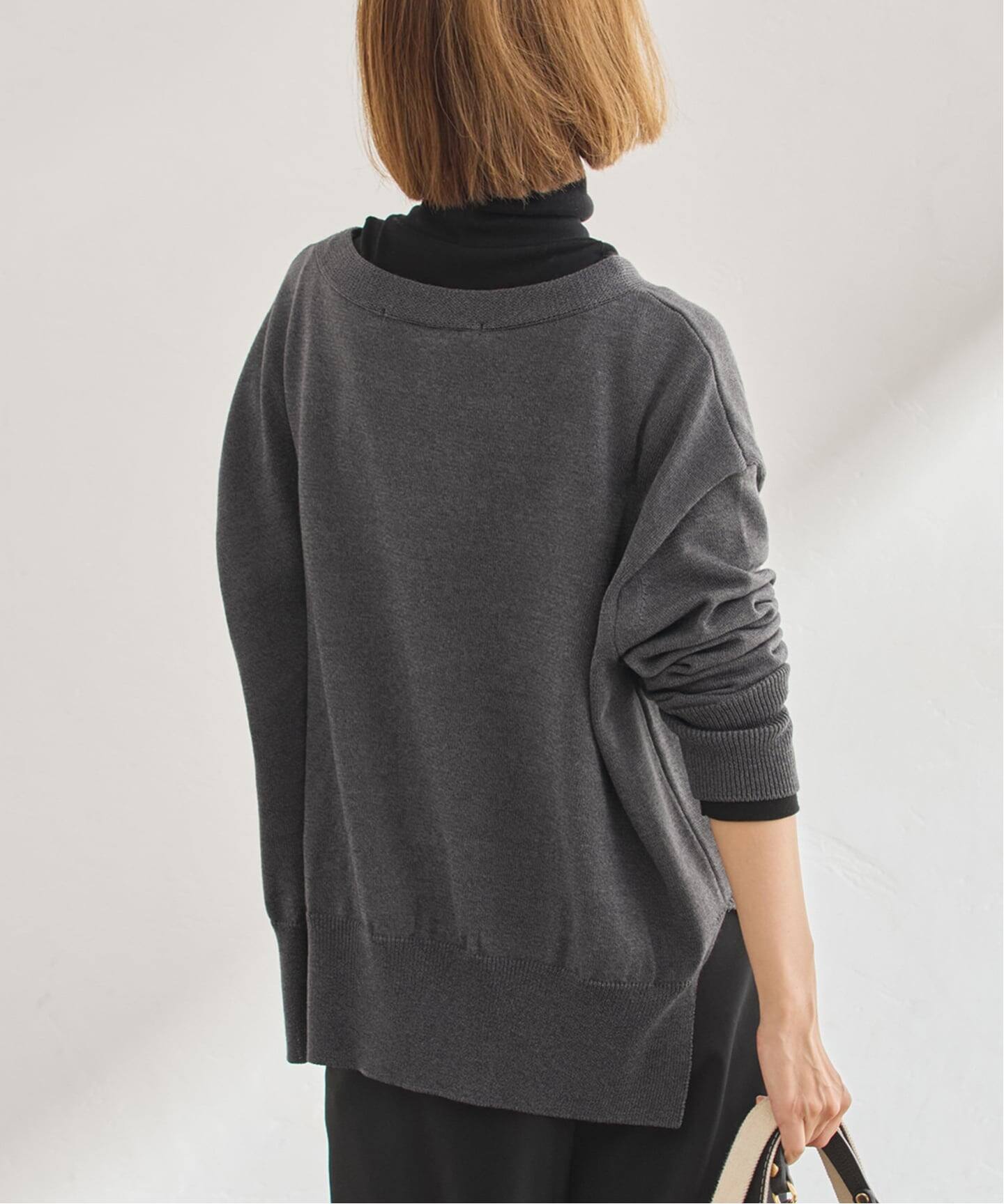 PL/ウール ワイドVカーディガン（カーディガン）｜FRAMeWORK（フレーム