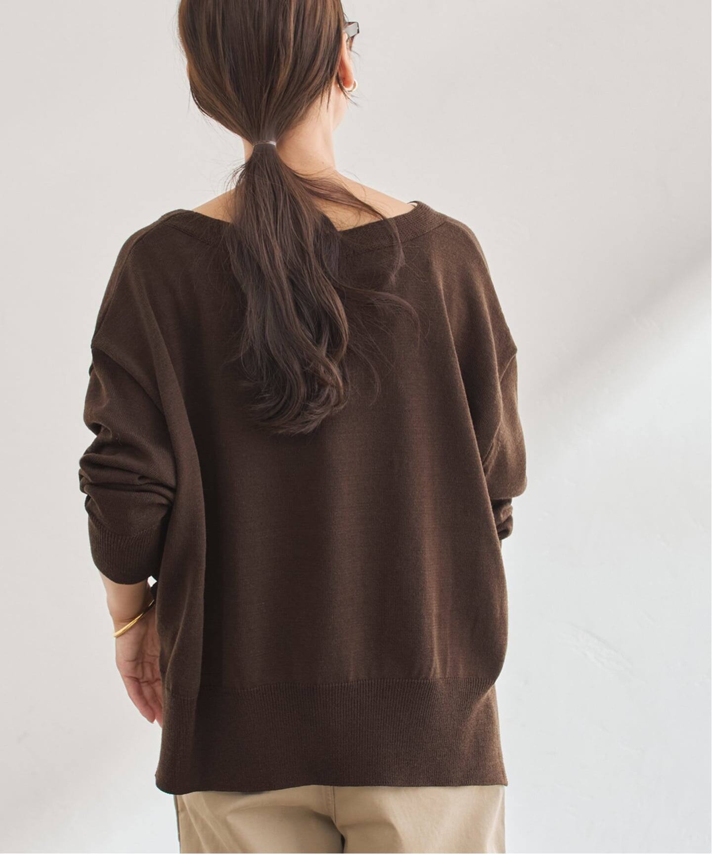 PL/ウール ワイドVカーディガン（カーディガン）｜FRAMeWORK（フレーム