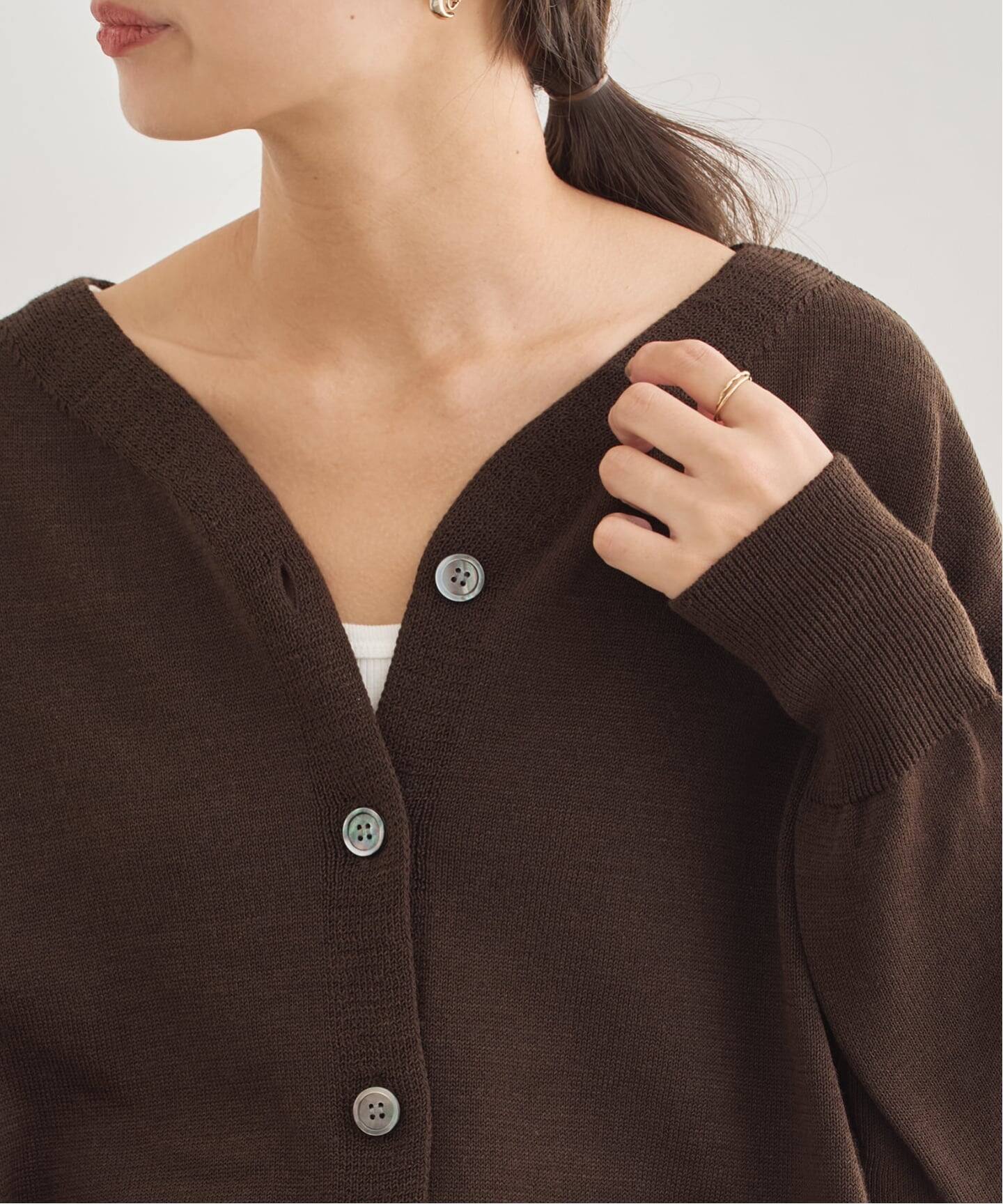 PL/ウール ワイドVカーディガン（カーディガン）｜FRAMeWORK（フレーム