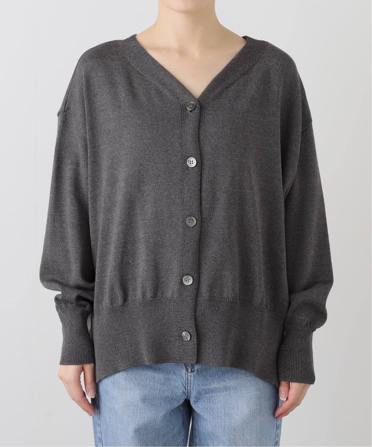 FRAMeWORK 2025AW PL/ウール ワイドVカーディガン PL/ウール ワイドVカーディガン（カーディガン）｜FRAMeWORK（フレーム