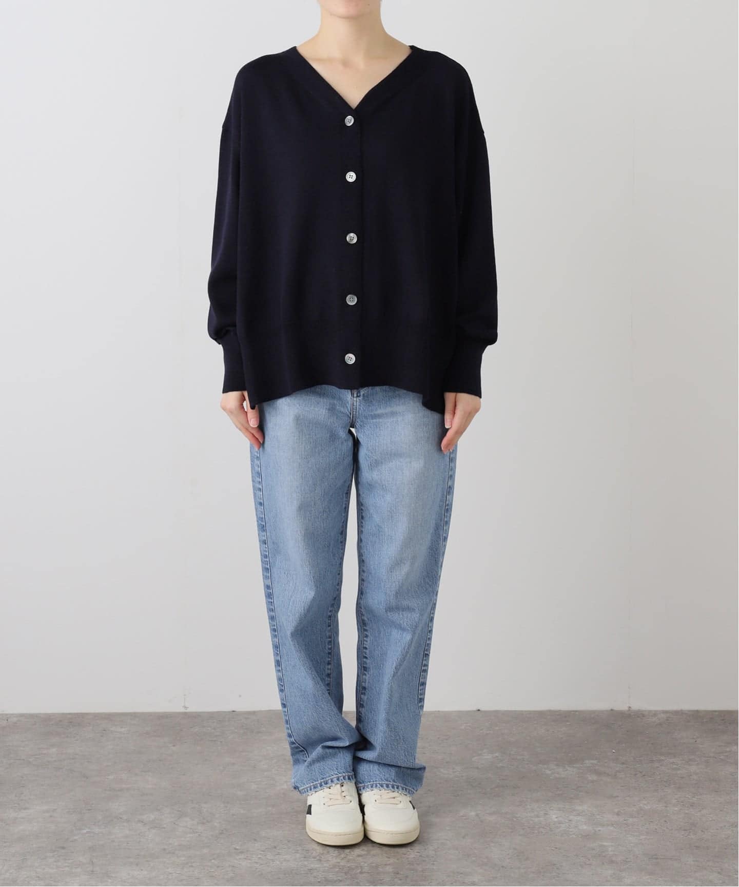 FRAMeWORK 2025AW PL/ウール ワイドVカーディガン PL/ウール ワイドVカーディガン（カーディガン）｜FRAMeWORK（フレーム