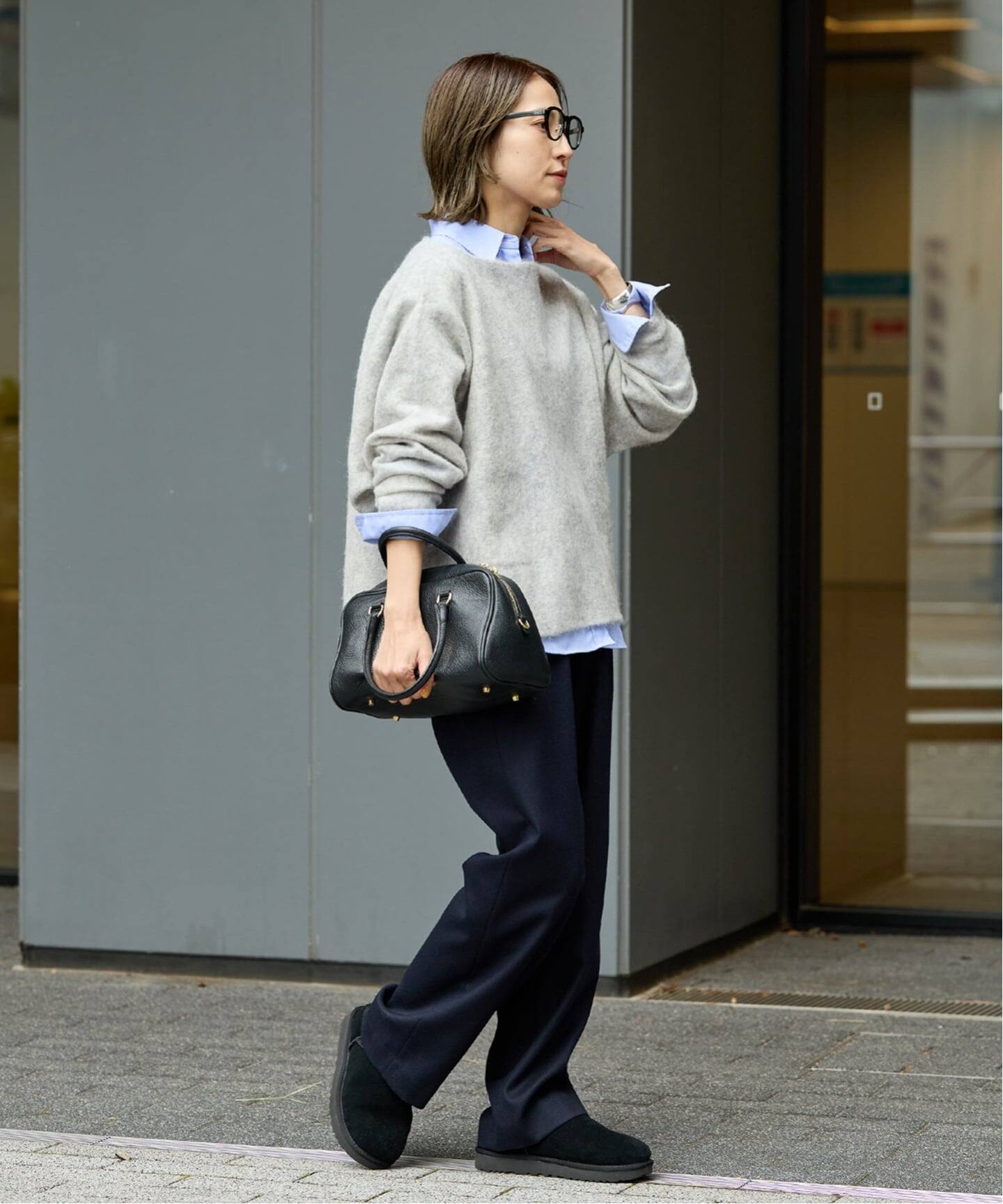 ≪WEB限定追加≫ベビーアルパカmixドルマンニュアンスプルオーバー