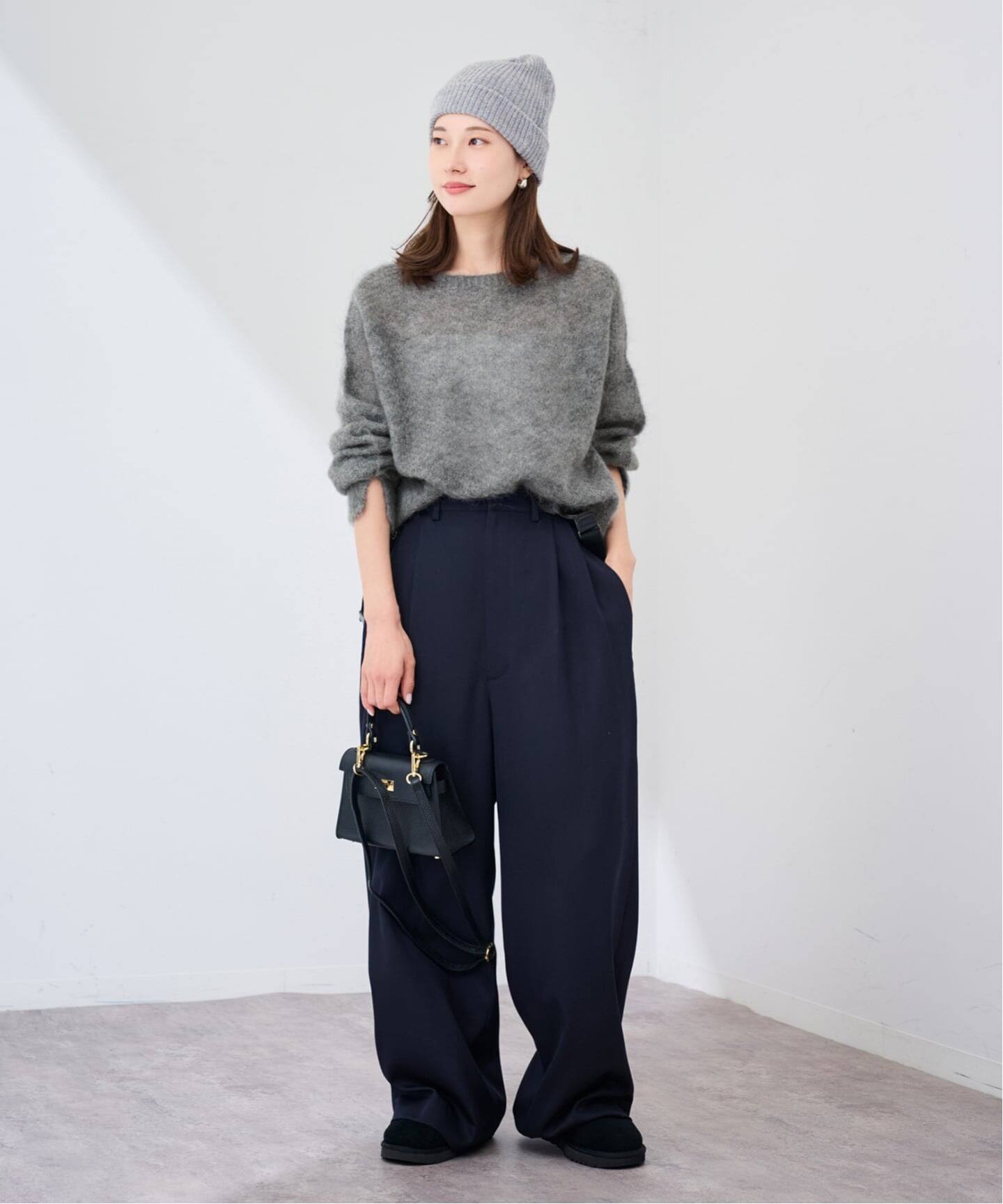 モヘヤmix カノコ柄プルオーバー（ニット／セーター）｜FRAMeWORK