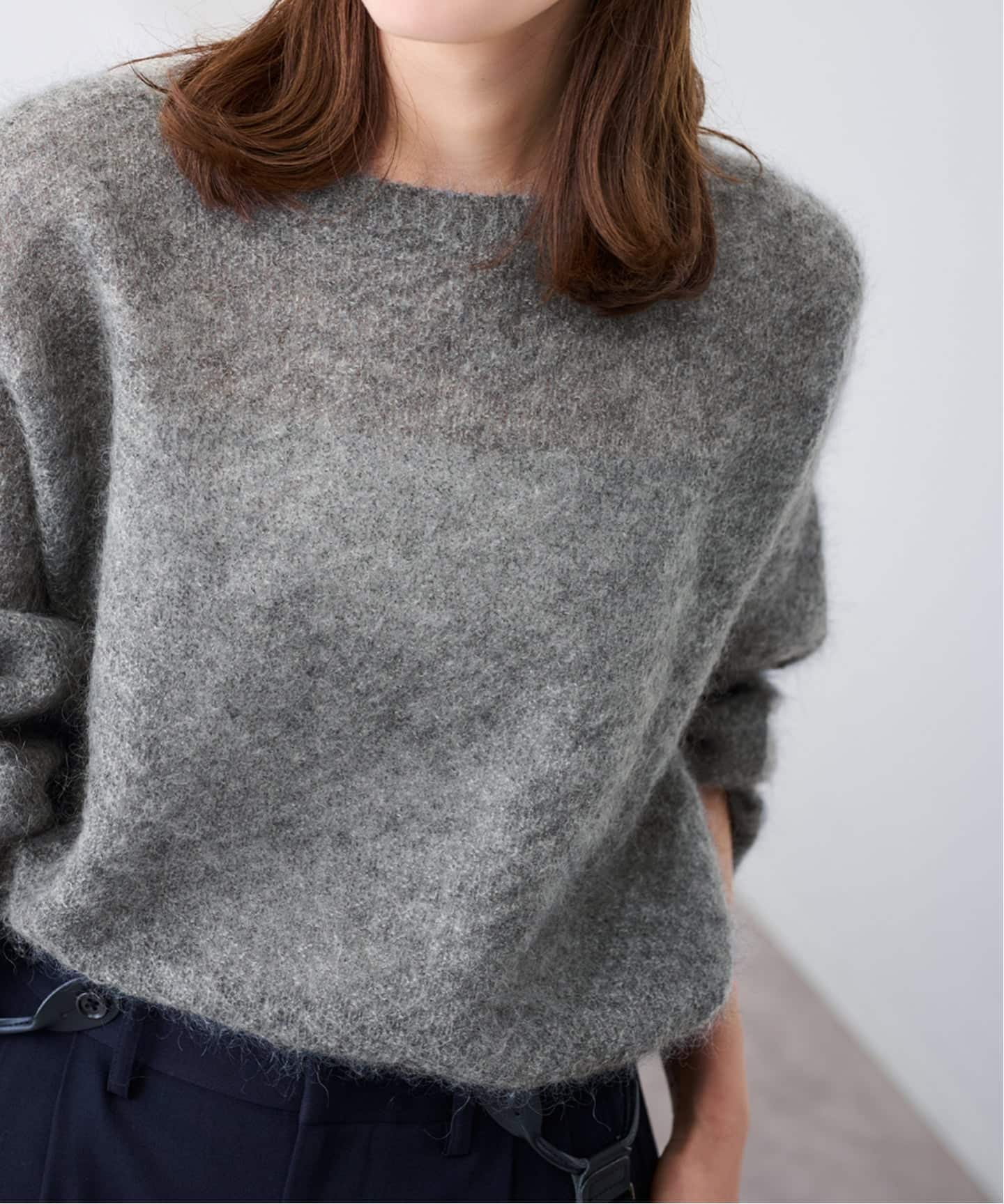 モヘヤmix カノコ柄プルオーバー（ニット／セーター）｜FRAMeWORK