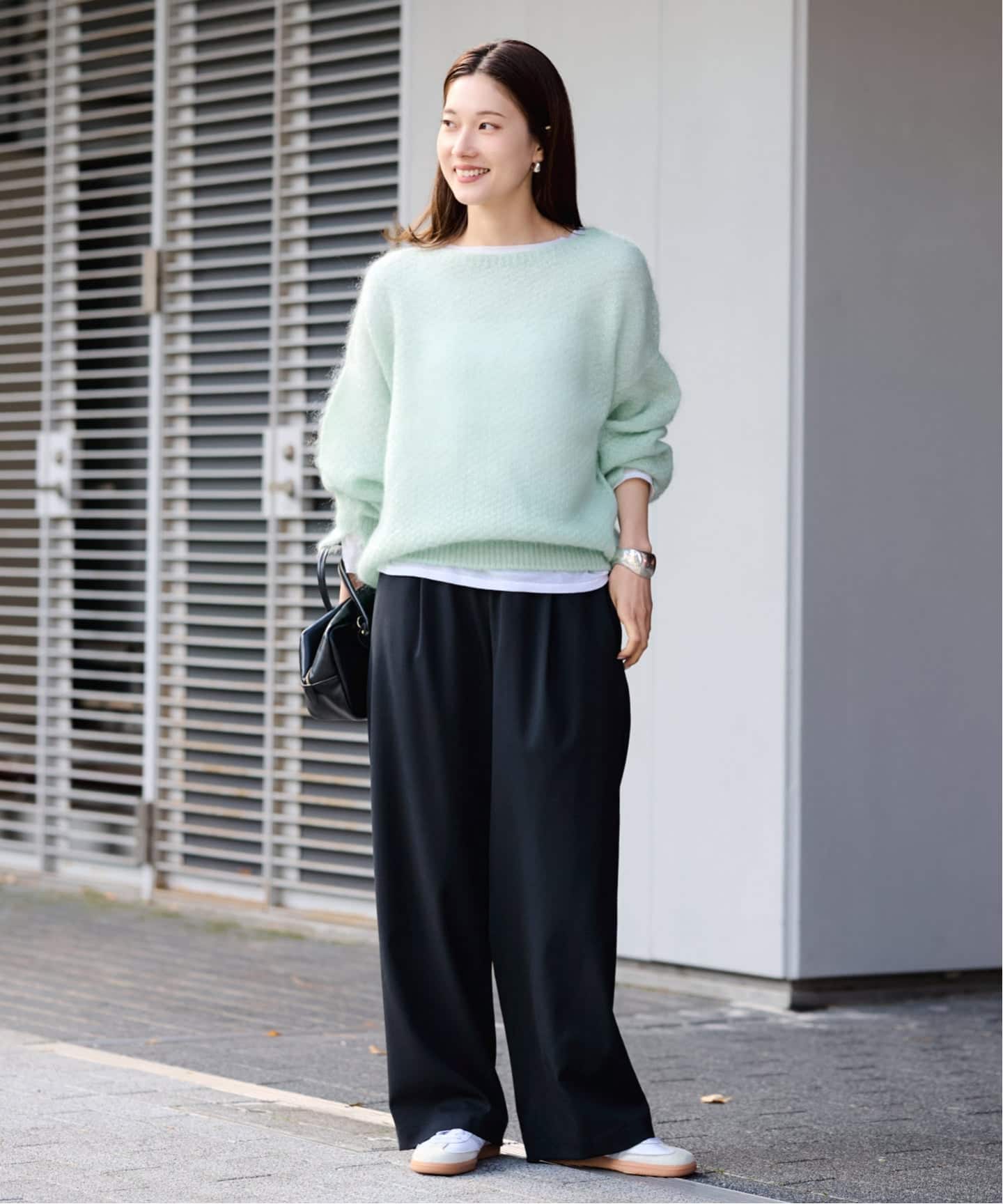 フレームワーク　モヘヤmixカノコ柄プルオーバー モヘヤmix カノコ柄プルオーバー（ニット／セーター）｜FRAMeWORK