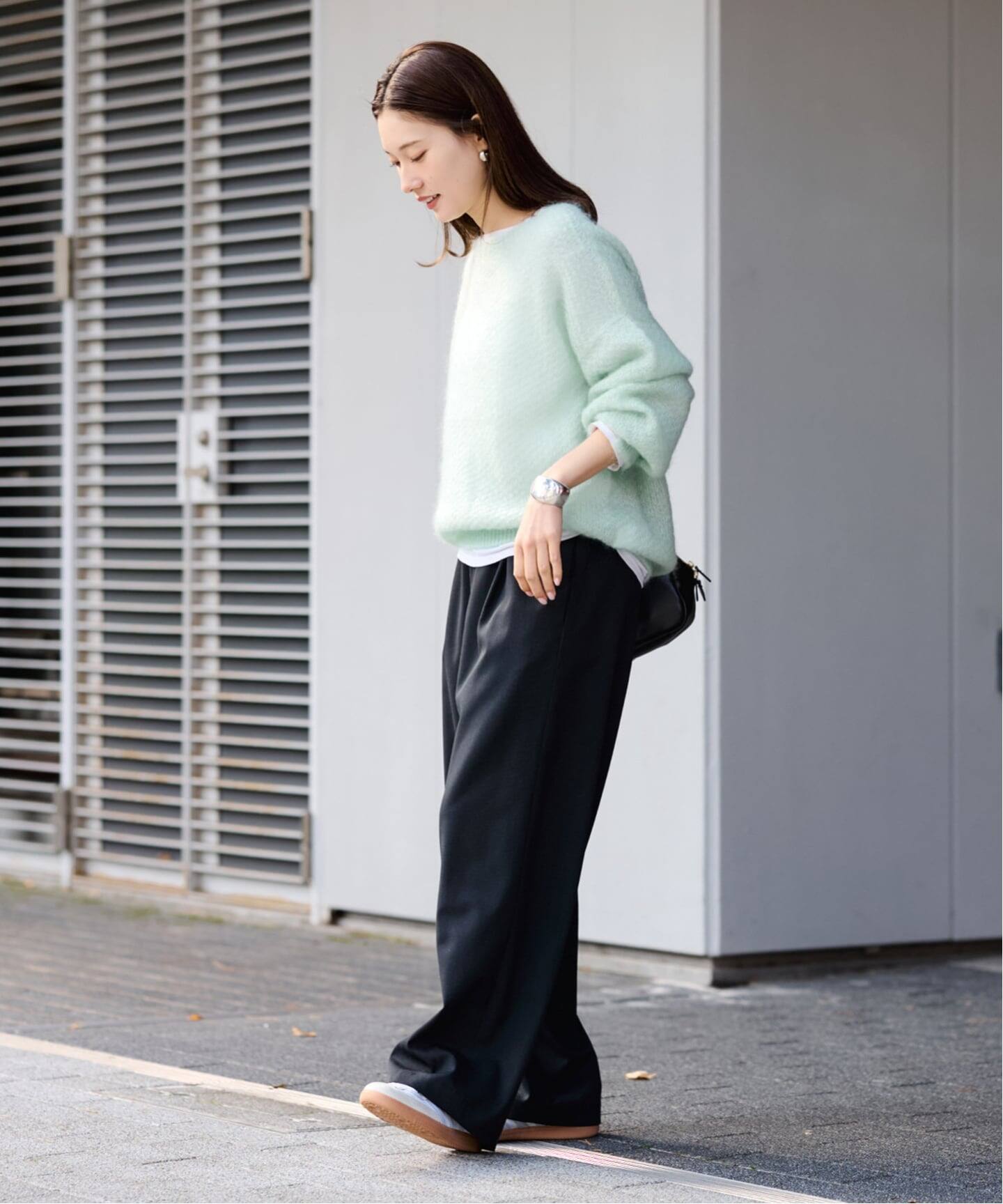 モヘヤmix カノコ柄プルオーバー（ニット／セーター）｜FRAMeWORK