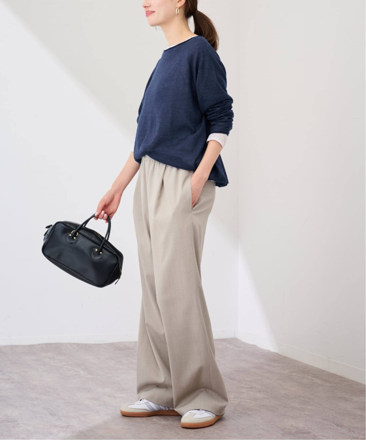 ≪手洗い可≫ウォッシャブルアルパカミックスナイロンポンチョ