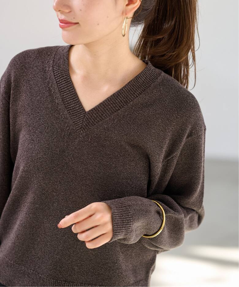 ウォッシャブルペーパーヤーンニット（ニット／セーター）｜FRAMeWORK  