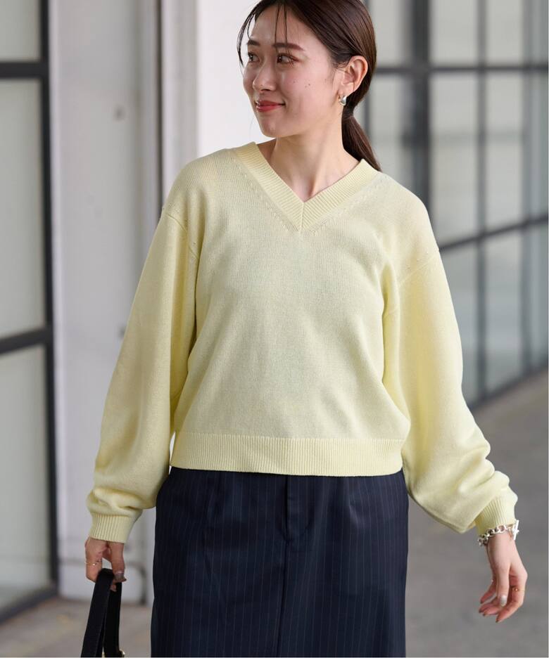 ウォッシャブルペーパーヤーンニット（ニット／セーター）｜FRAMeWORK  