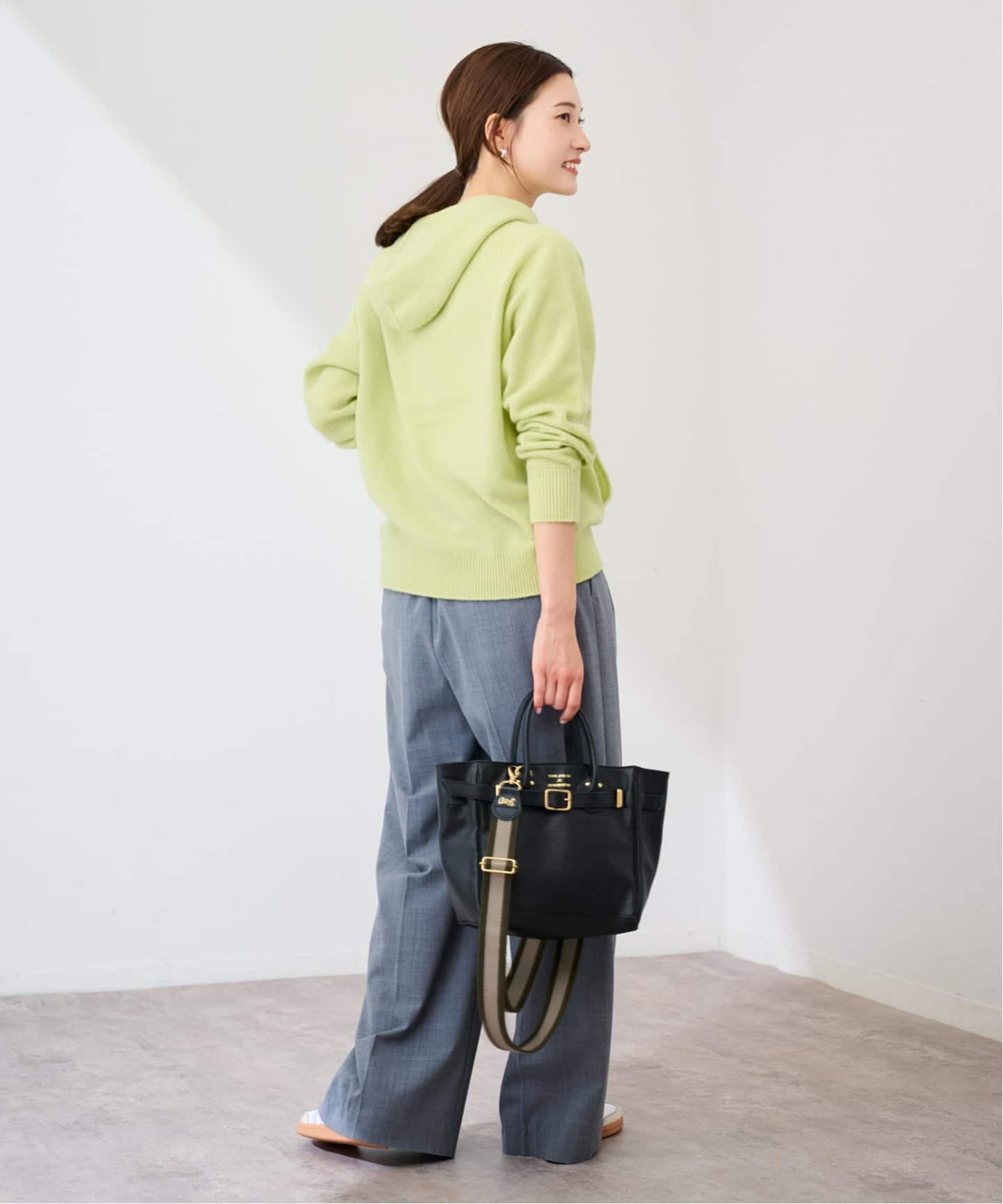 ≪追加≫圧縮ウールフードプルオーバー（ニット／セーター