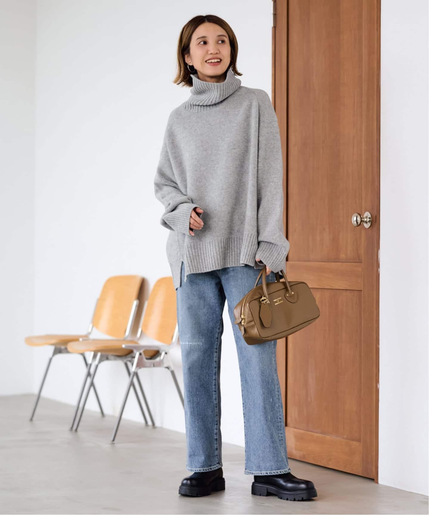 ≪追加≫AQUA タートルプルオーバー 2（ニット／セーター）｜FRAMeWORK