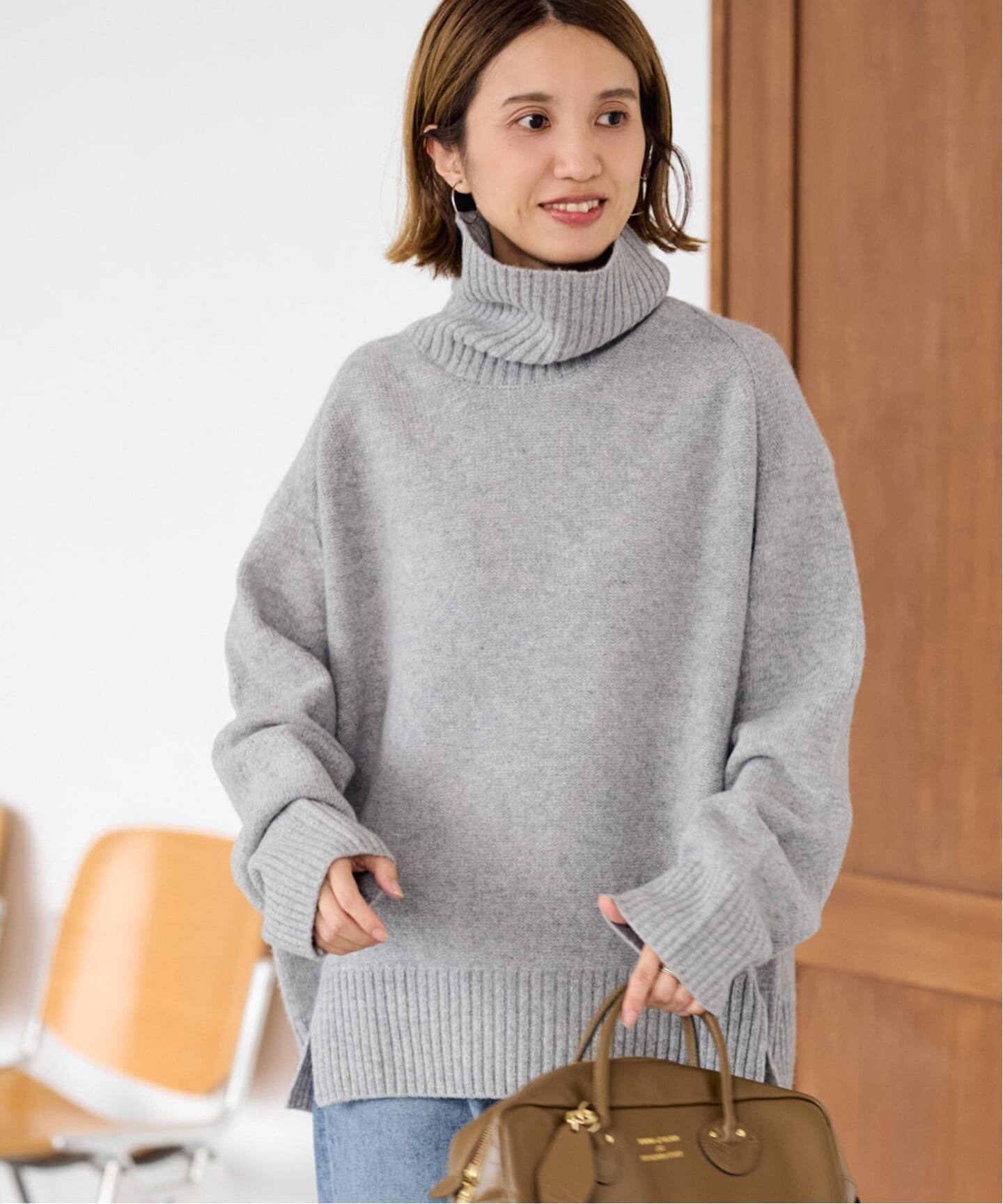 ≪追加≫AQUA タートルプルオーバー 2（ニット／セーター）｜FRAMeWORK