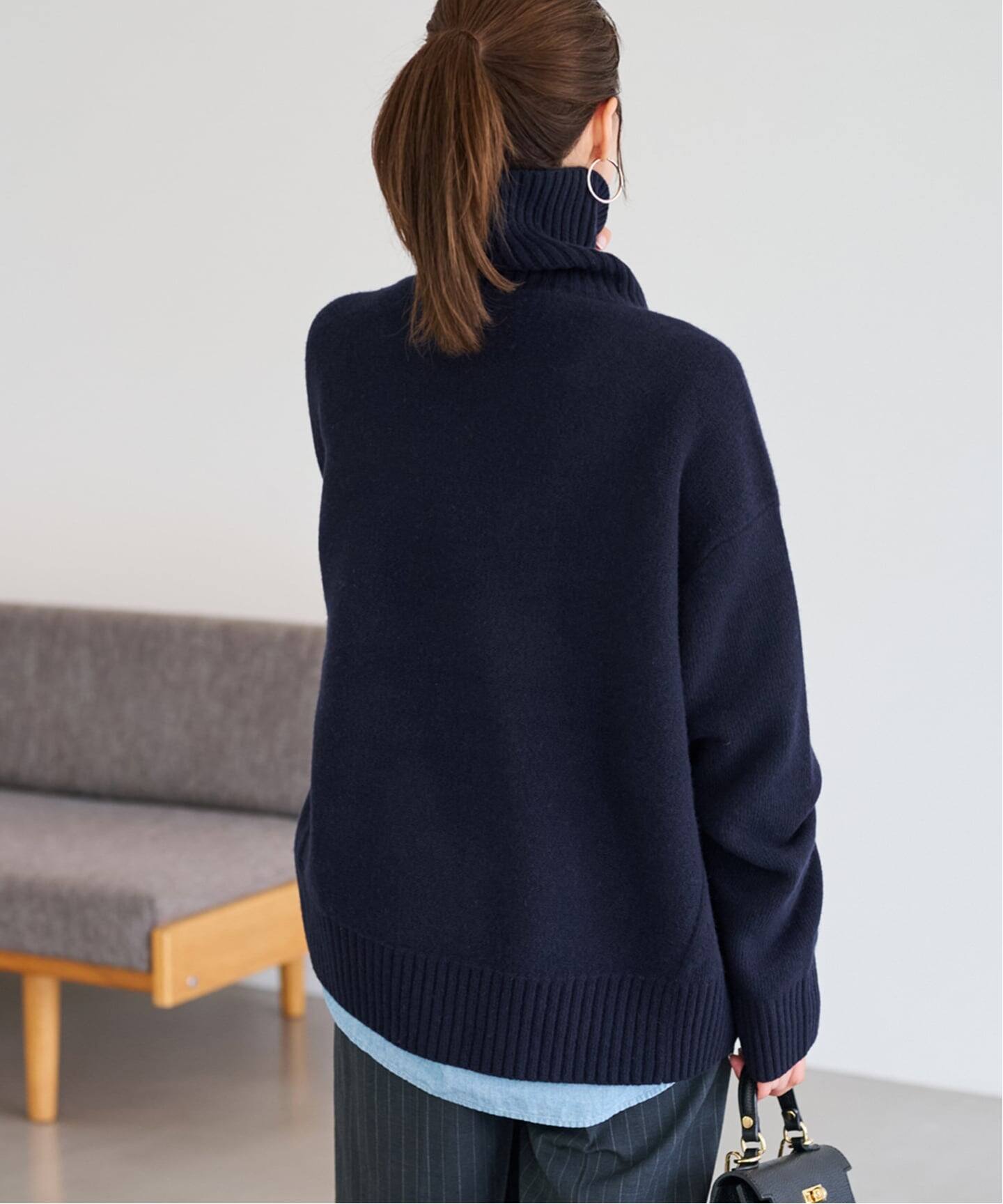 ≪追加≫AQUA タートルプルオーバー 2（ニット／セーター）｜FRAMeWORK