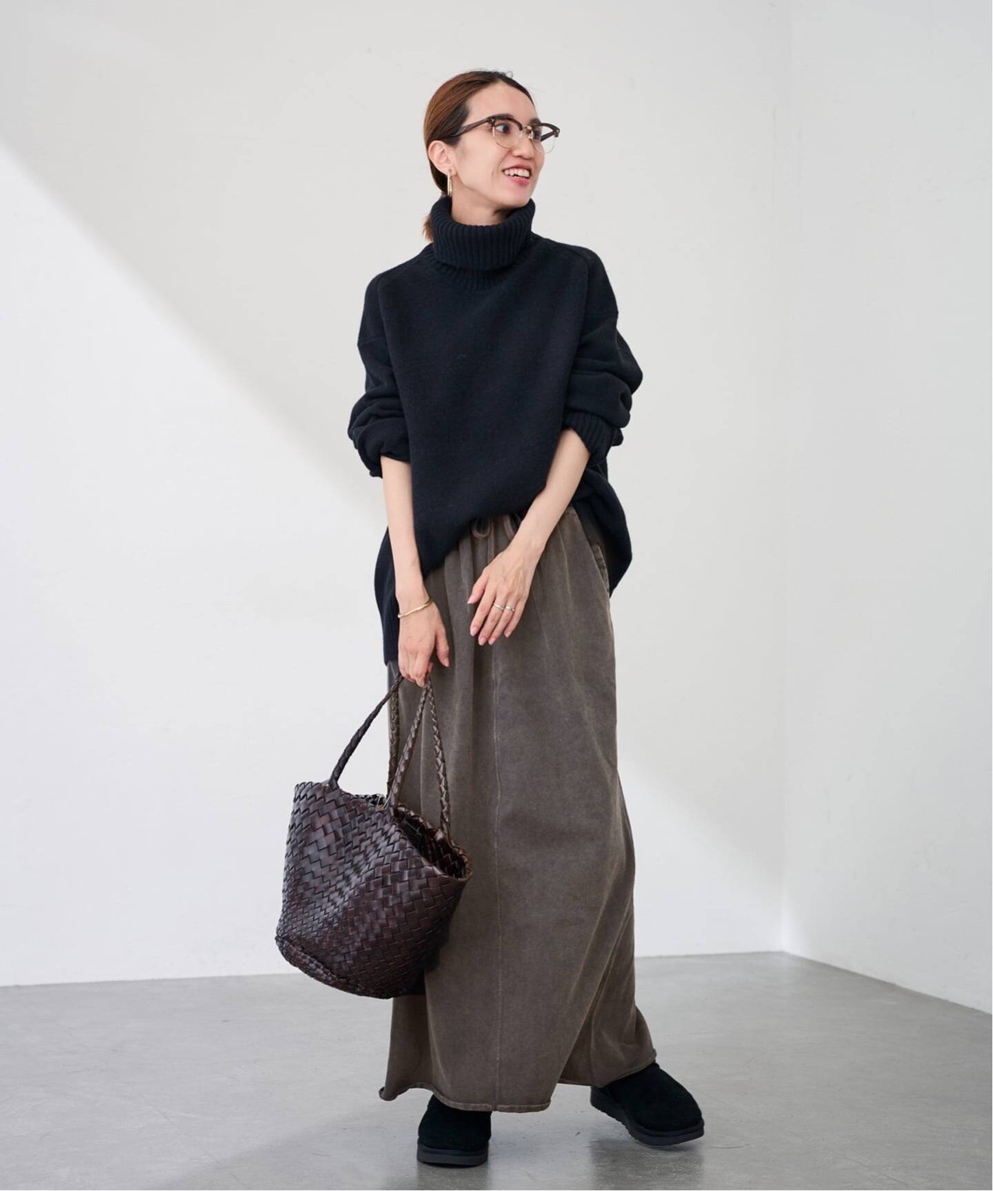 ≪一部カラーWEB限定 / 追加≫AQUA タートルプルオーバー 3（ニット